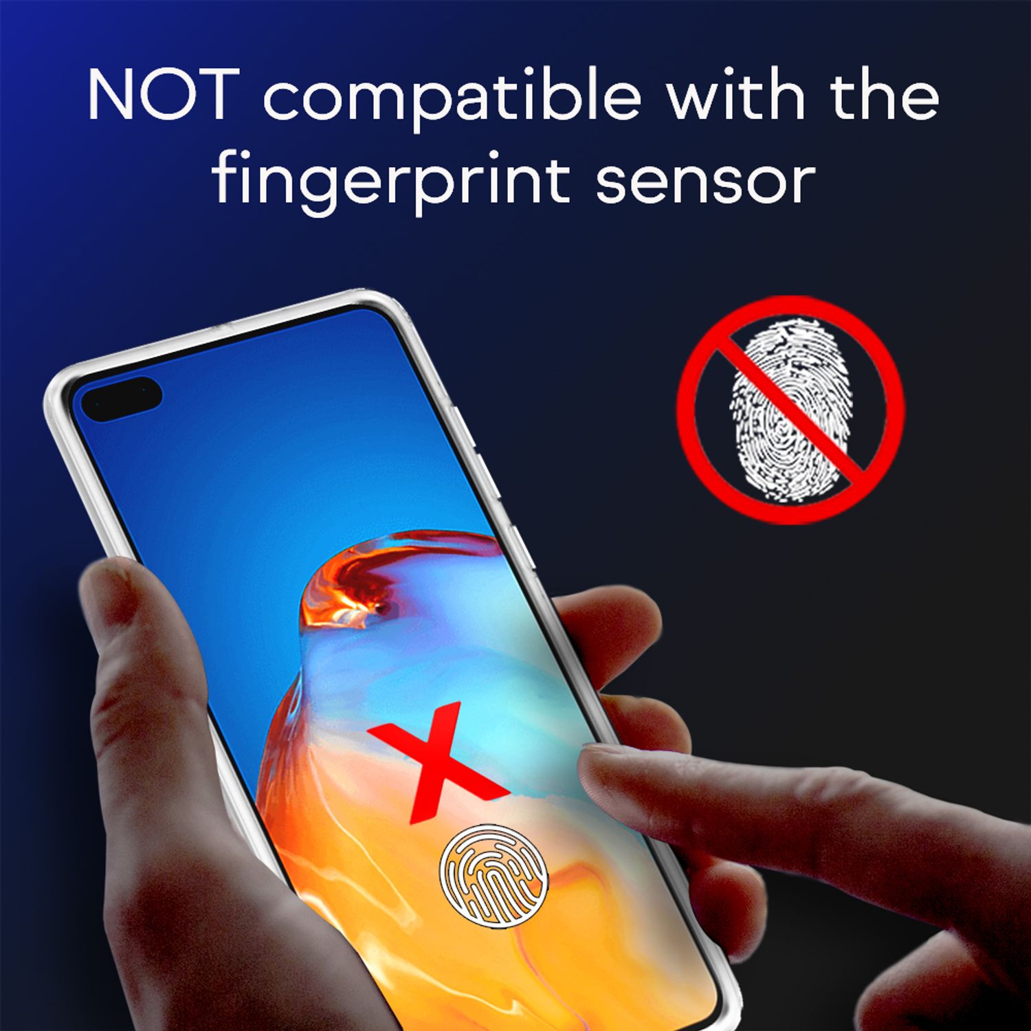 NALIA 360° Handy Hülle für Huawei P40, Full Cover Case Schutz Tasche Etui Bumper Default Title NALIA Transparente Hülle