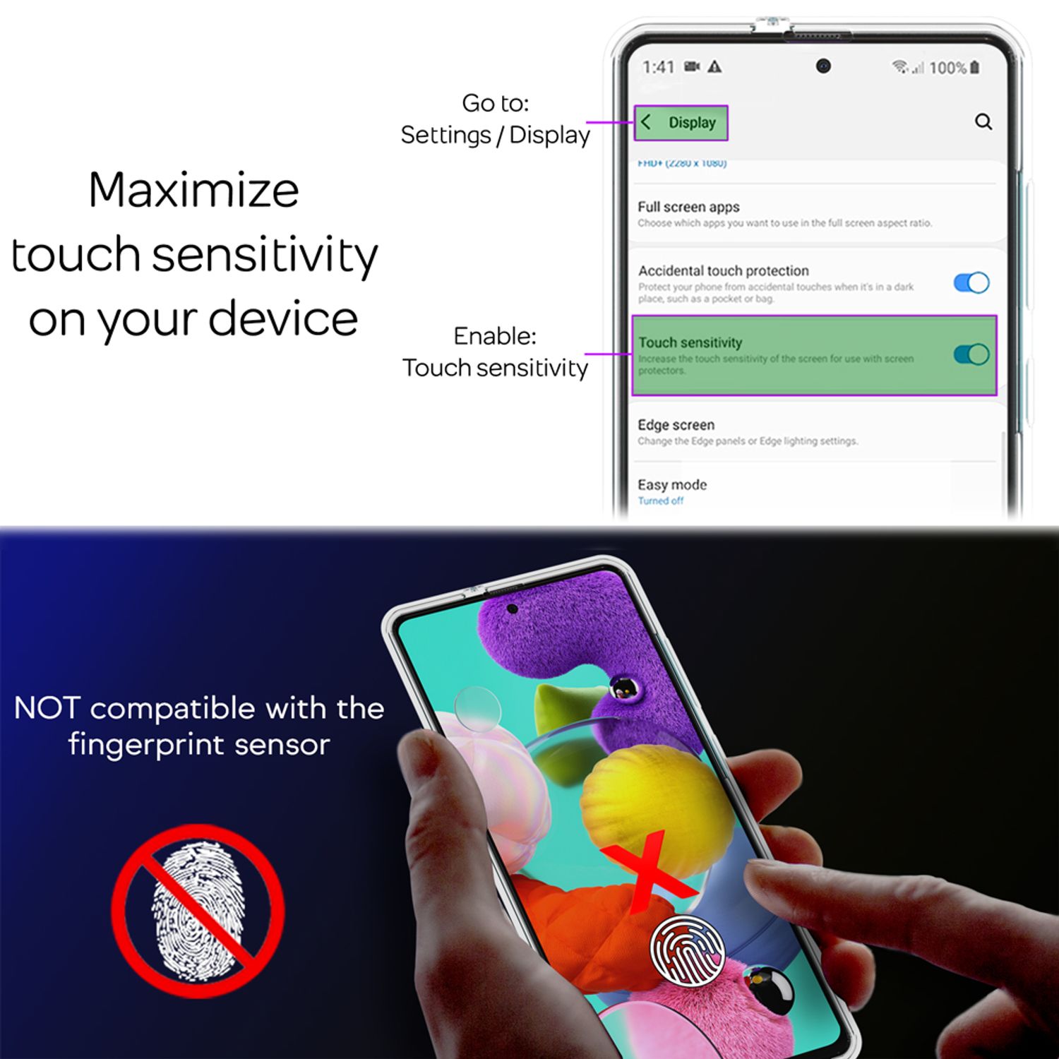 NALIA 360° Handy Hülle für Samsung Galaxy A51, Full Cover Case Schutz Etui Slim Default Title NALIA
