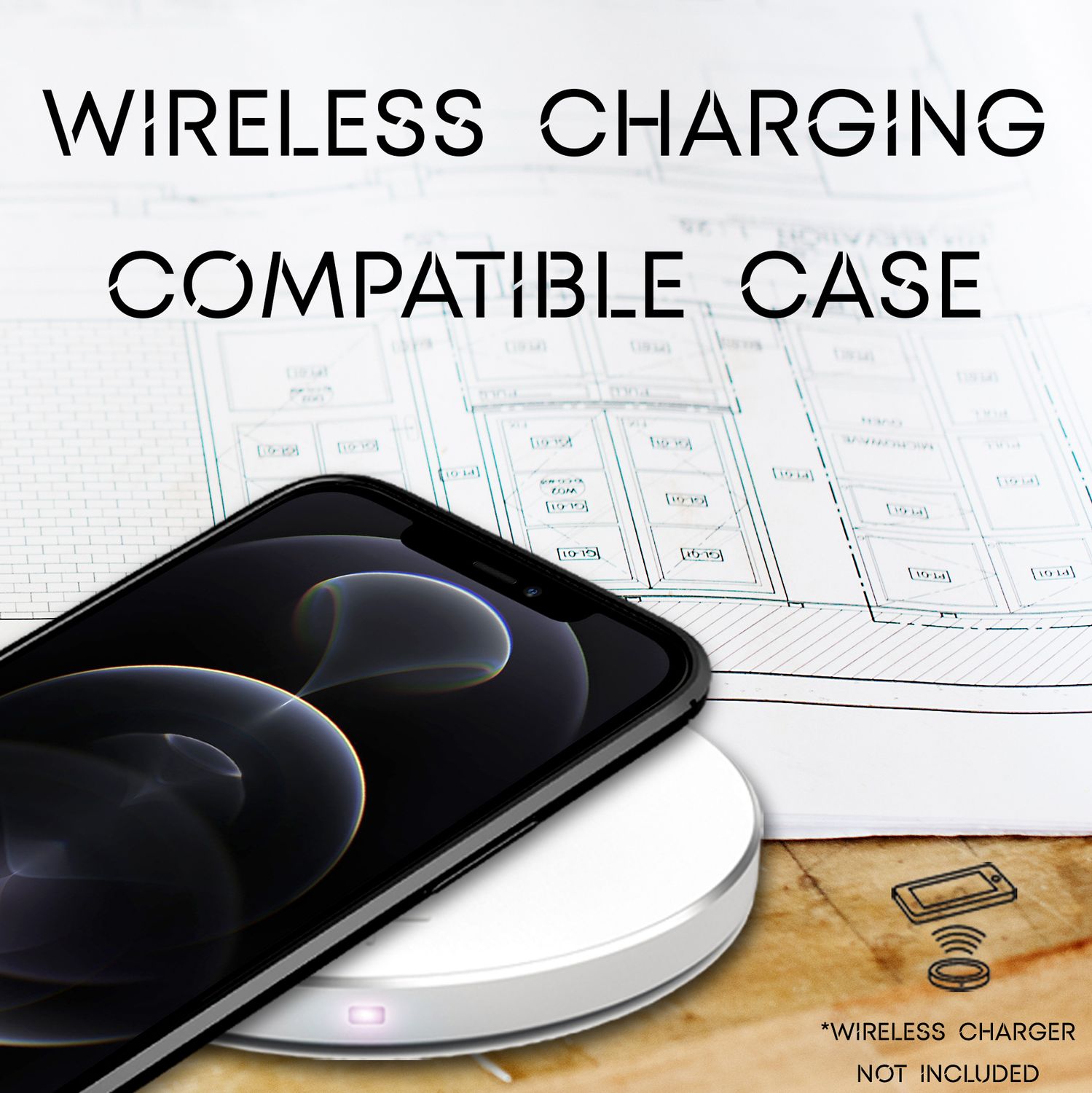 NALIA Leder Case für iPhone 12 Pro Max, Silikon Handy Hülle Schutz Tasche Cover Default Title NALIA Protective Hülle