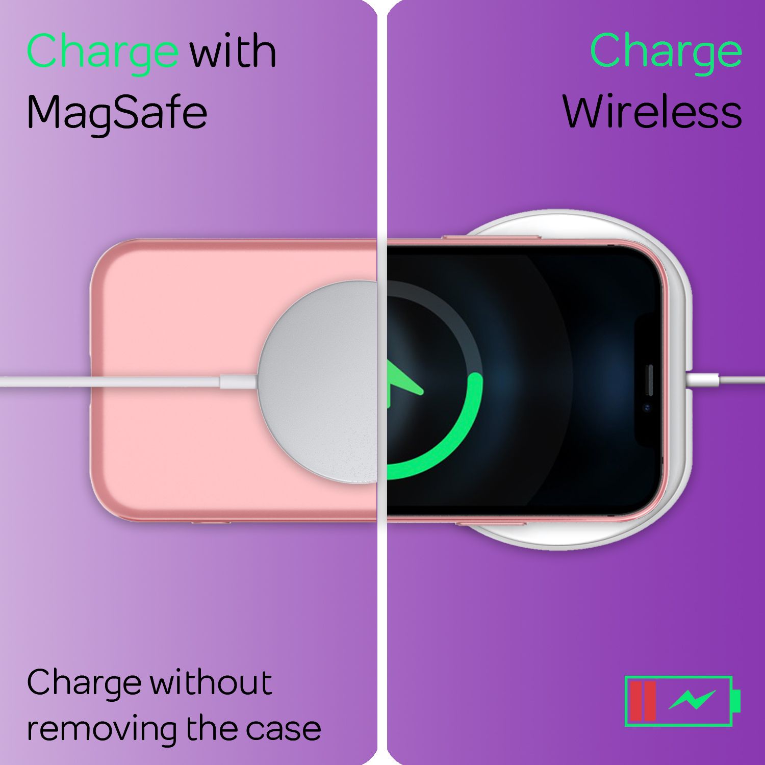 NALIA Hard Case für iPhone 12/ iPhone 12 Pro, Slim Cover Handy Schutz Hülle Etui Rose Gold NALIA SlimFit Hülle