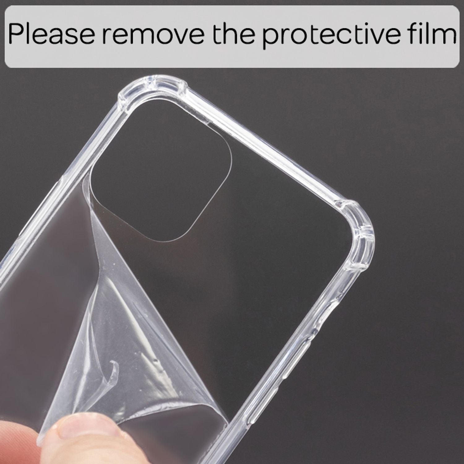 NALIA Handy Hülle mit Kette für iPhone 12 mini, Hard Case Kordel Cover Schale Schwarz Bunt NALIA Transparente Hülle