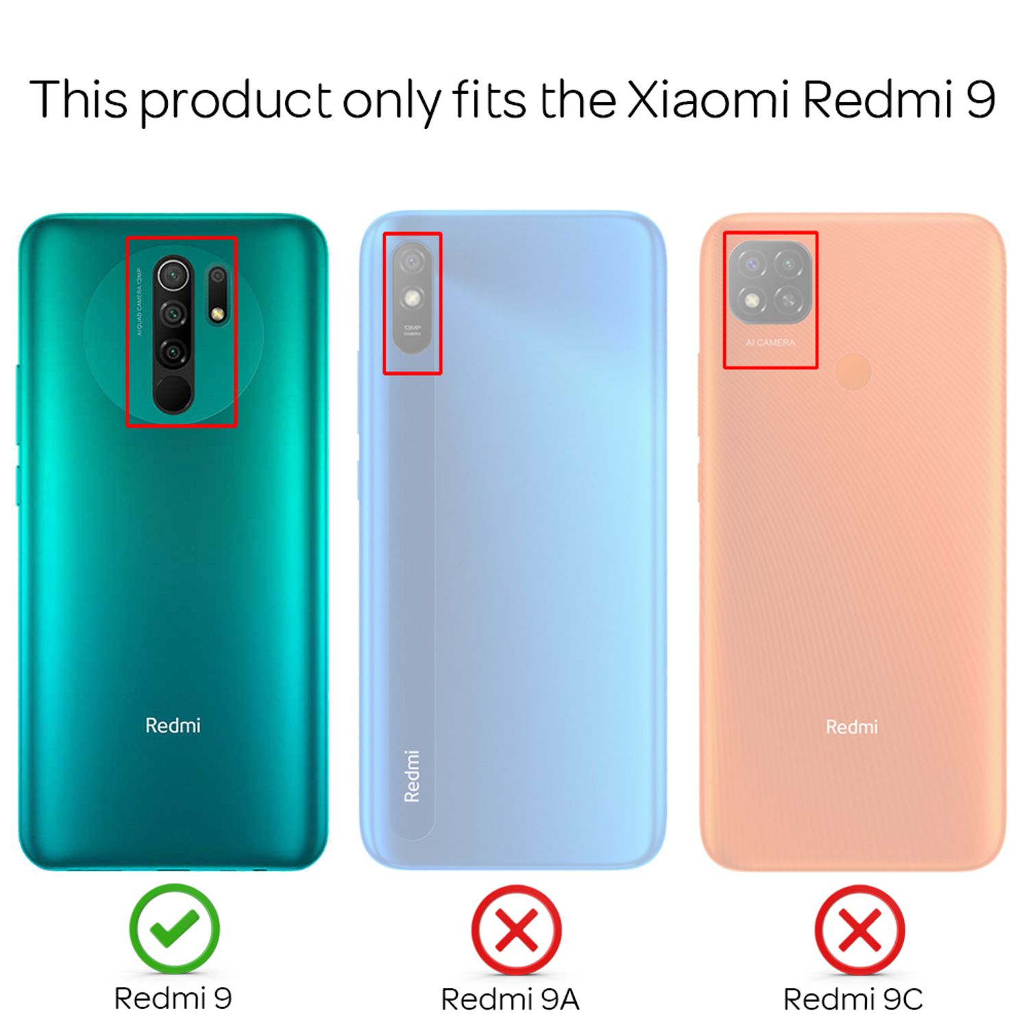 NALIA Outdoor Ring Hülle Xiaomi Redmi 9 Case 360° stoßfest Default Title NALIA Protective Hülle