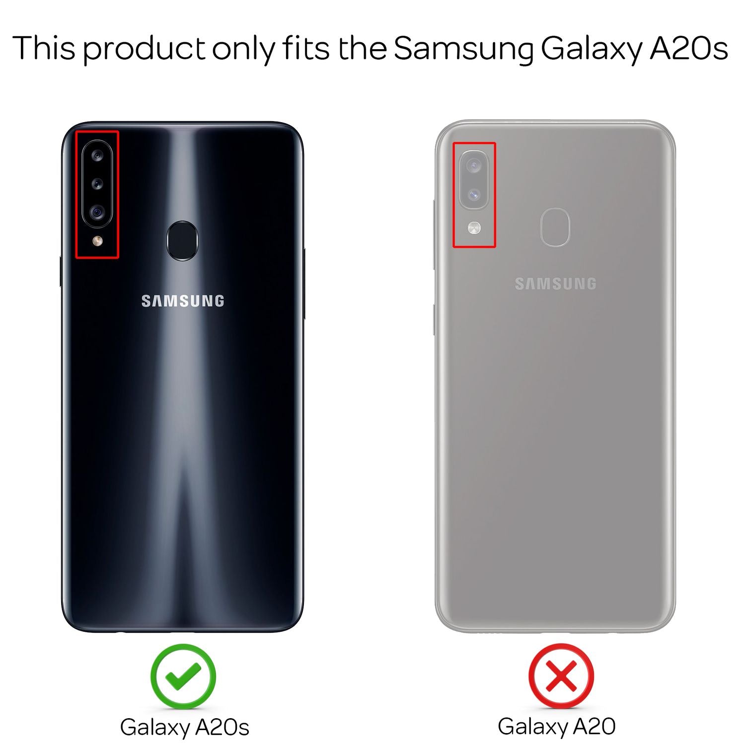 NALIA Klare Handy Hülle für Samsung Galaxy A20s, Clear Case Cover Schutz Tasche Default Title NALIA Transparente Hülle