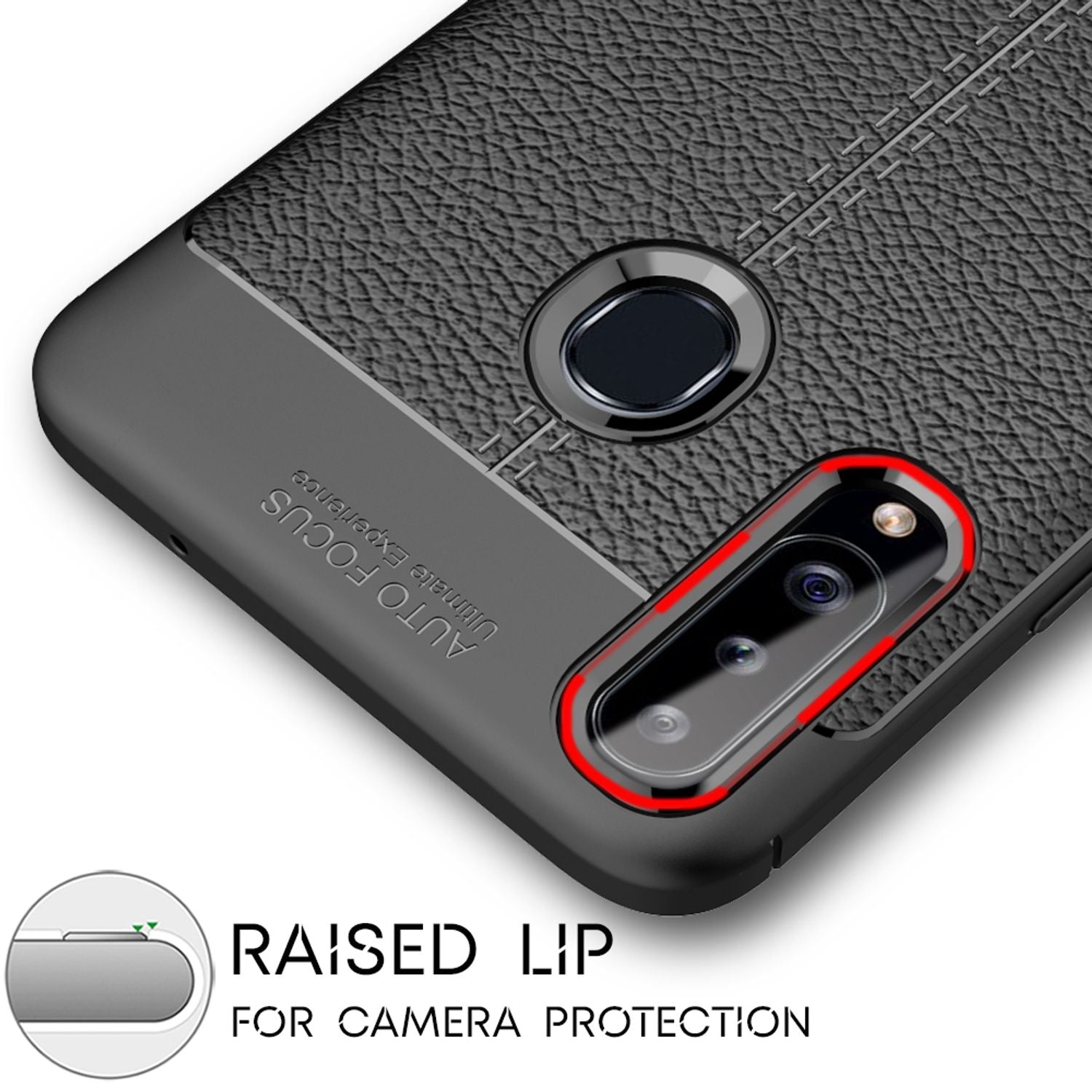 NALIA Design Handy Hülle für Samsung Galaxy A20s, Leder Look Case Cover Etui Default Title NALIA