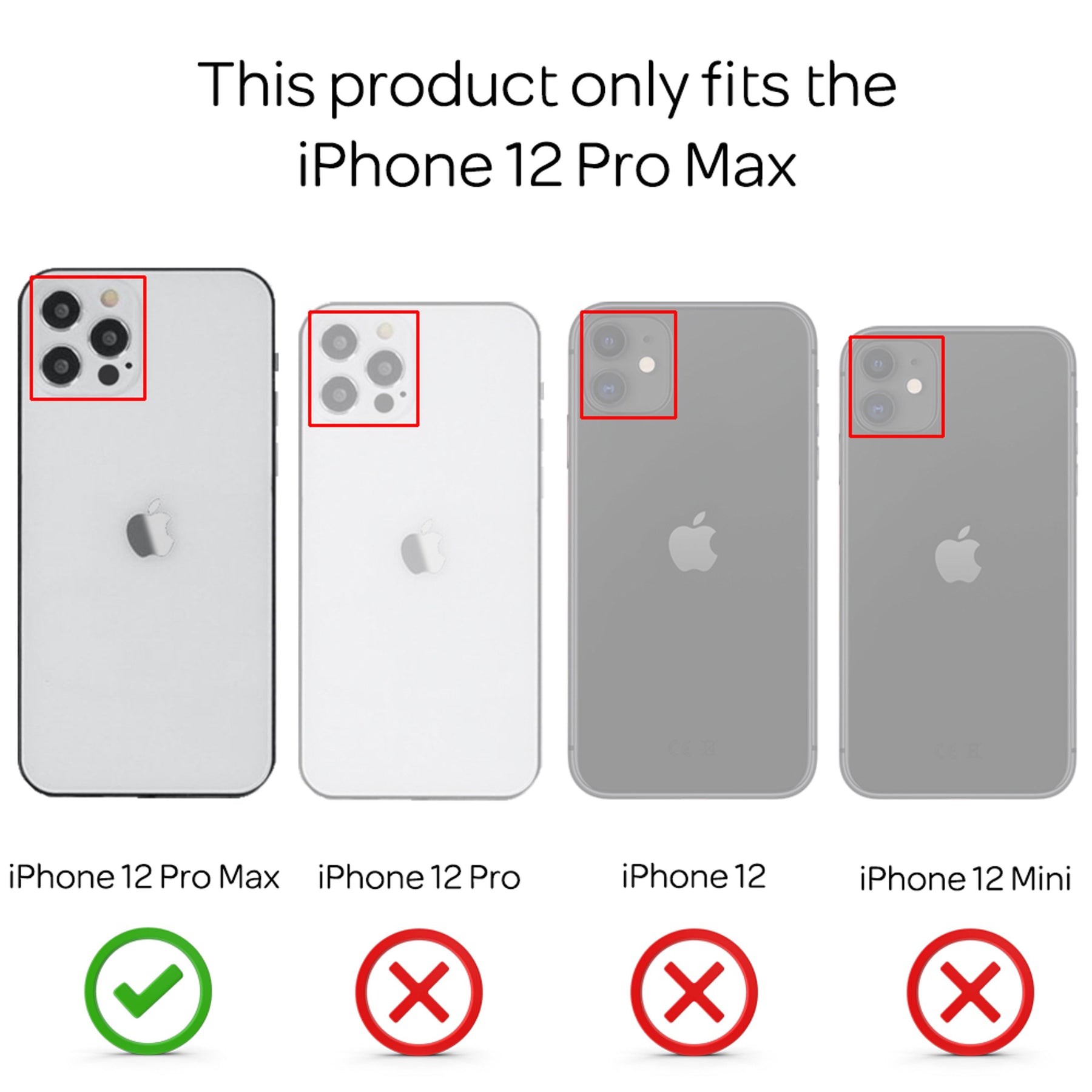 NALIA Spiegelhülle für iPhone 12 Pro Max – Echtes Glas (9H Spiegel & Robust) – RAYN (Premium Hardcase & Silikon Bumper) – Marke aus Berlin Default Title NALIA Protective Hülle