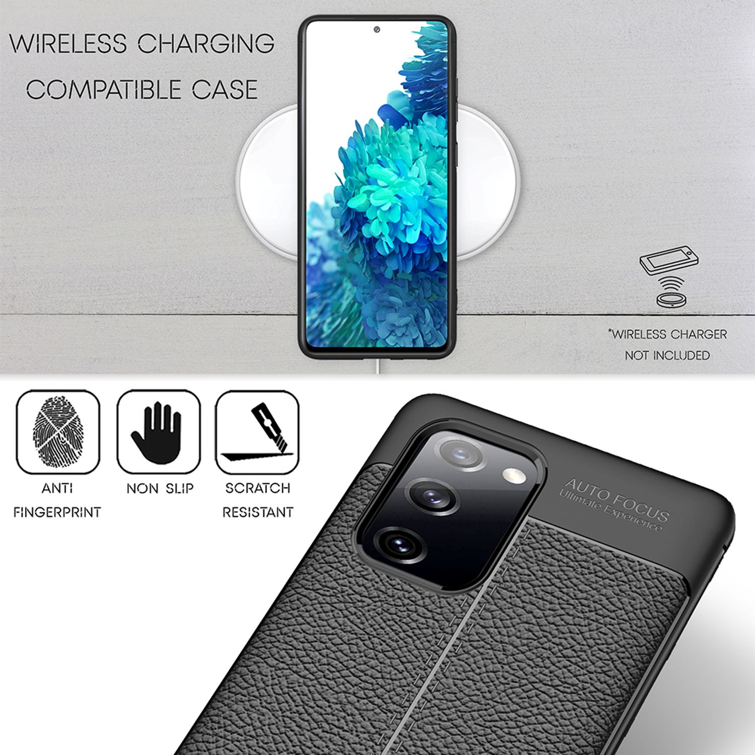 NALIA Leder Case für Samsung Galaxy S20 FE, Silikon Handy Hülle Schutz Cover TPU Default Title NALIA Protective Hülle