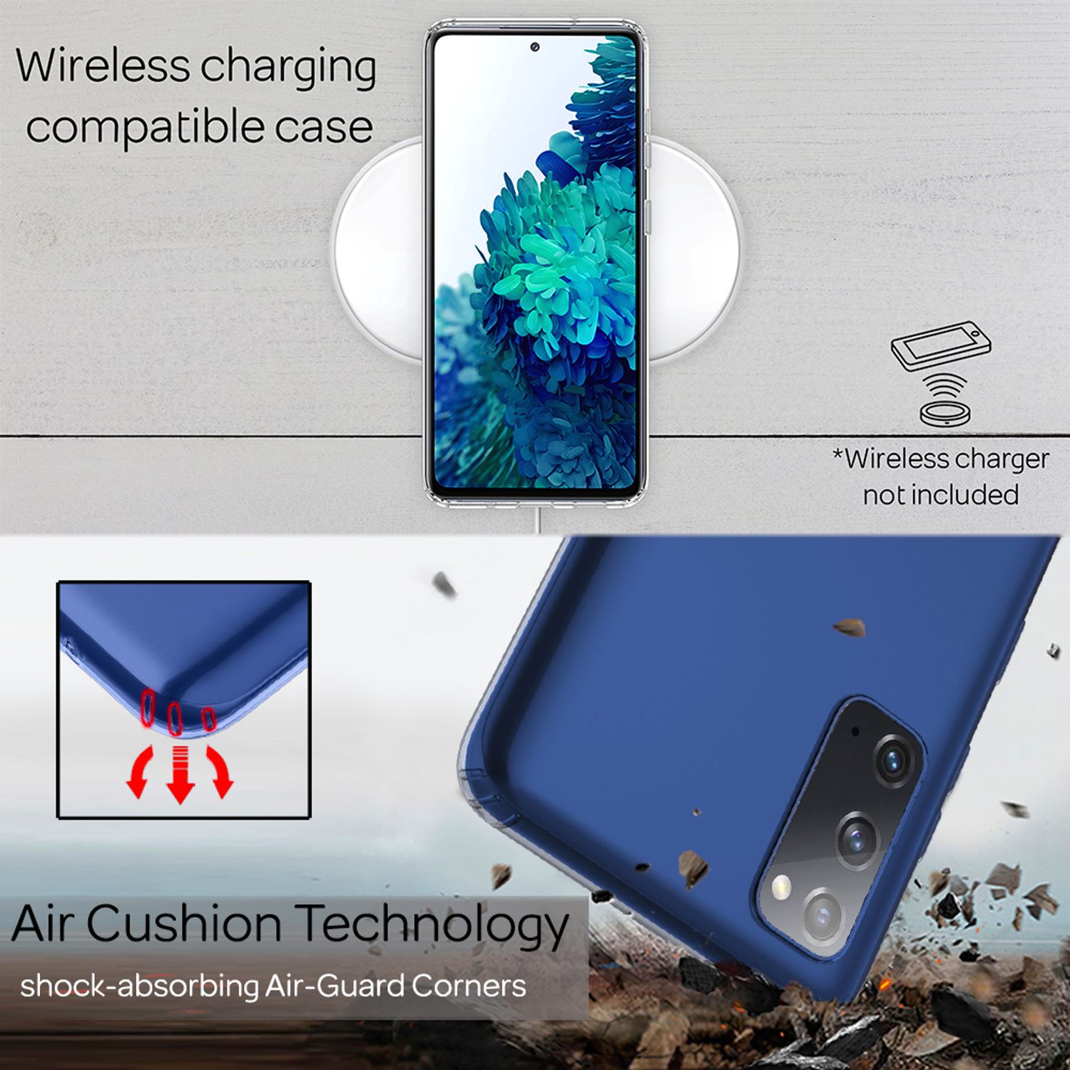 NALIA Klare Schutz Hülle für Samsung Galaxy S20 FE, Hard Case Clear Handy Cover Default Title NALIA Transparente Hülle