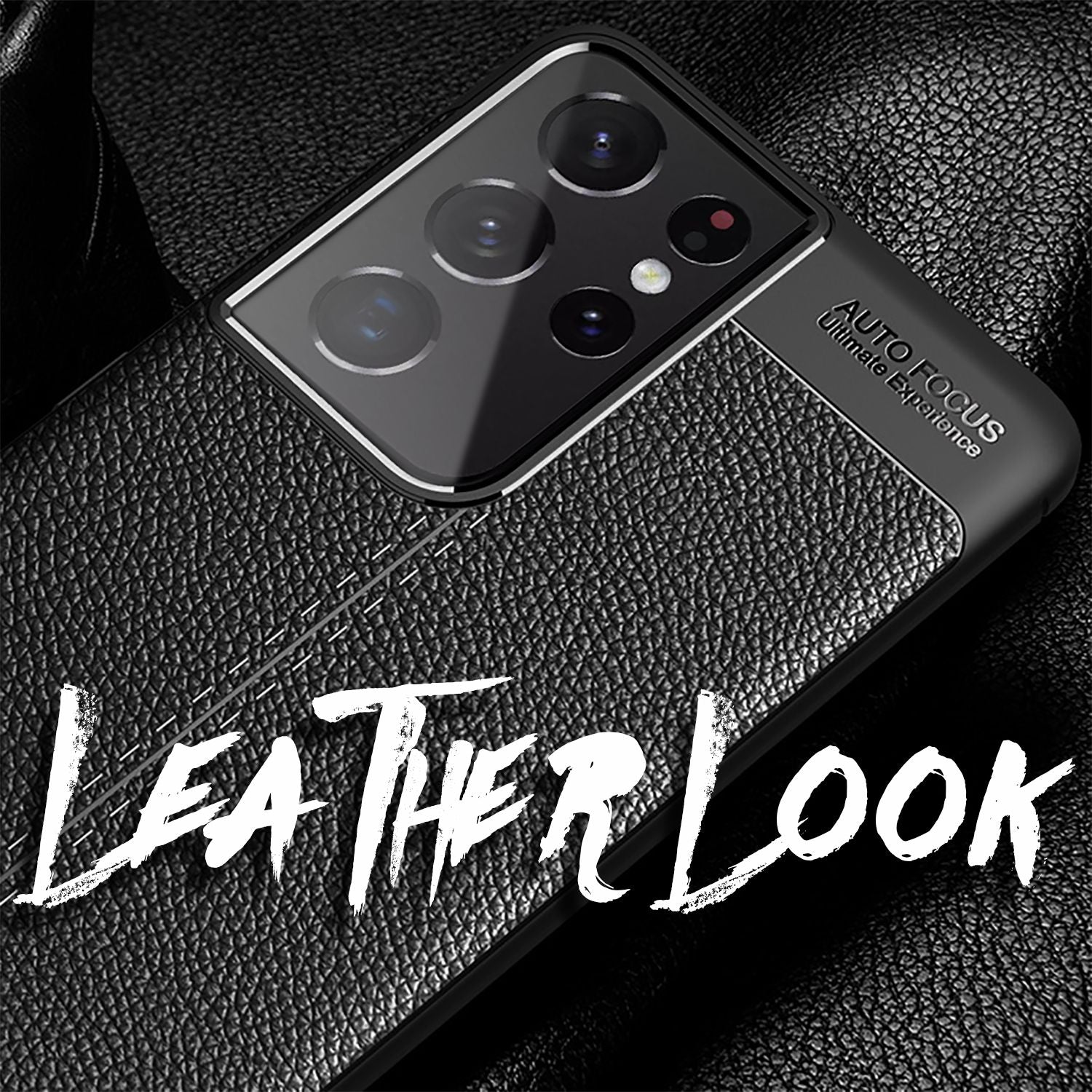 NALIA Design Handy Hülle für Samsung Galaxy S21 Ultra, Leder Look Case Cover Default Title NALIA Protective Hülle