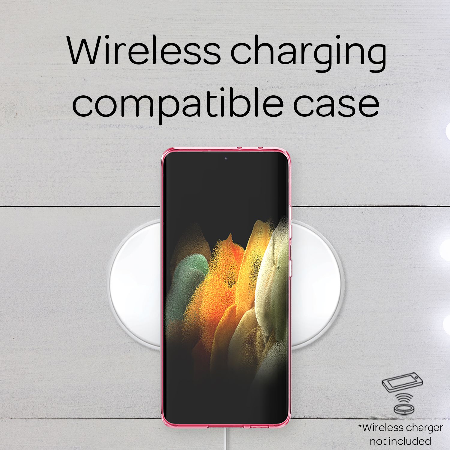 NALIA Glitzer Handy Hülle für Samsung Galaxy S21 Ultra, Diamant Cover Bling Case Pink NALIA Protective Hülle