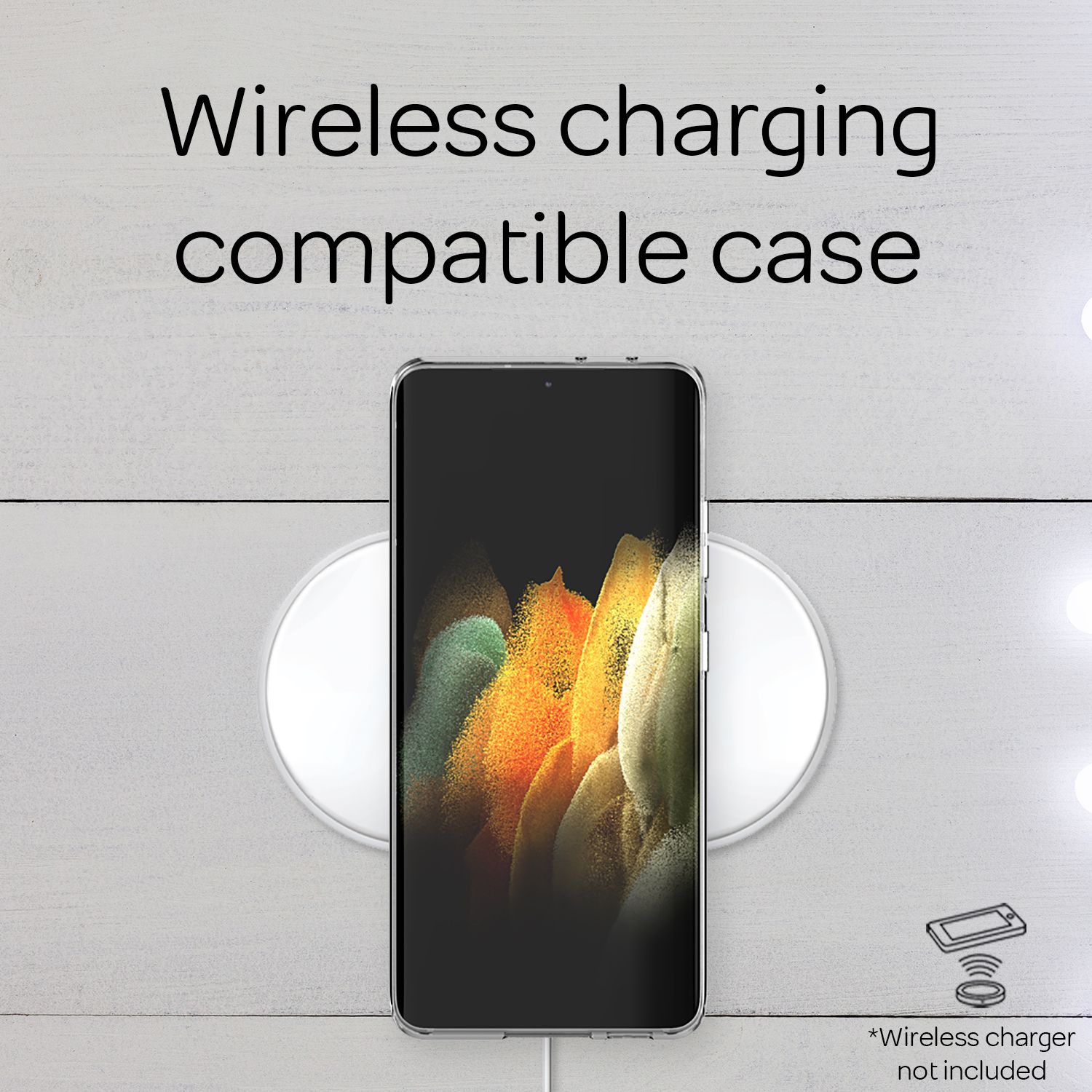 NALIA Glitzer Handy Hülle für Samsung Galaxy S21 Ultra, Diamant Cover Bling Case Silber NALIA Protective Hülle