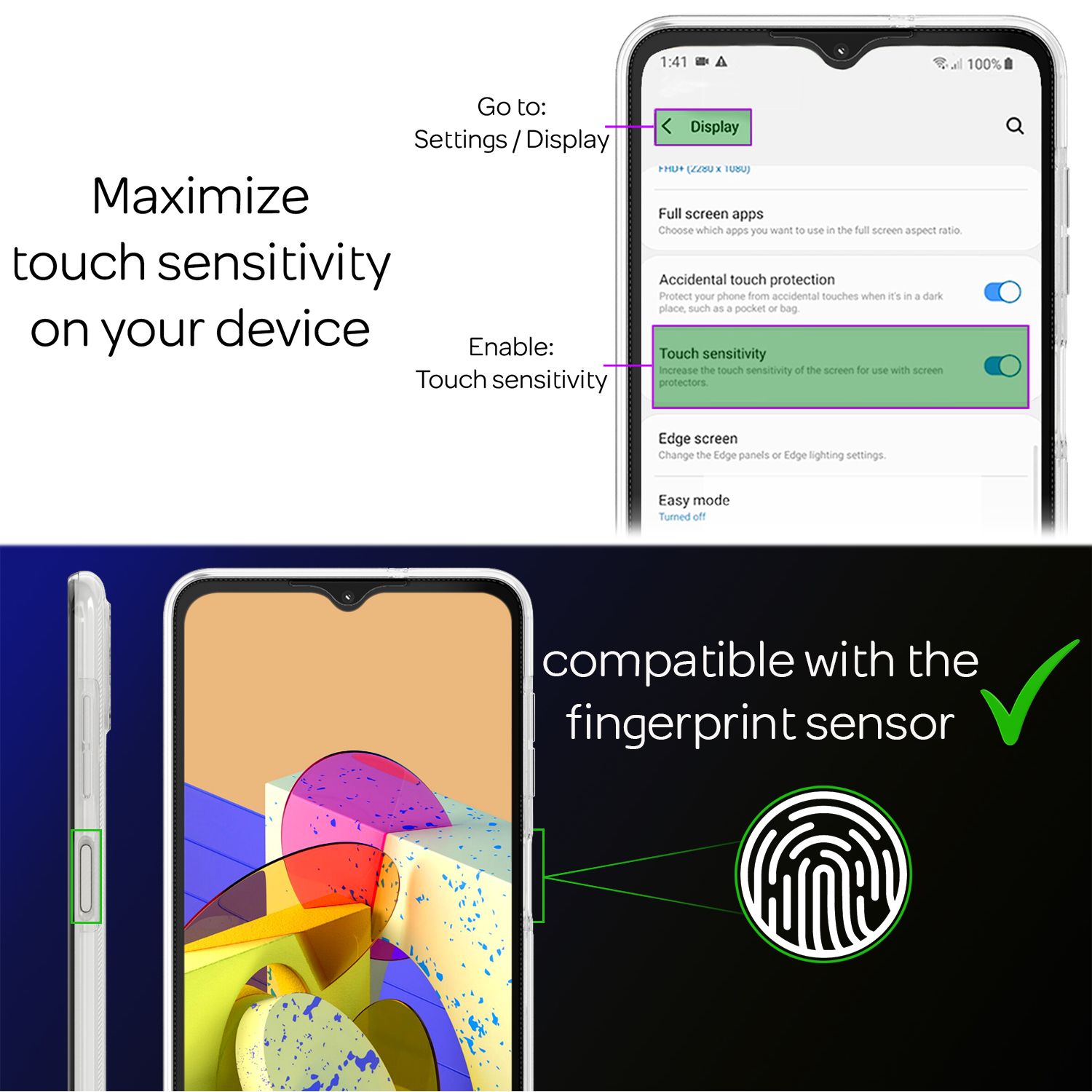NALIA Klare 360° Handy Hülle für Samsung Galaxy A12, Full Cover Schutz Hard Case Default Title NALIA Transparente Hülle