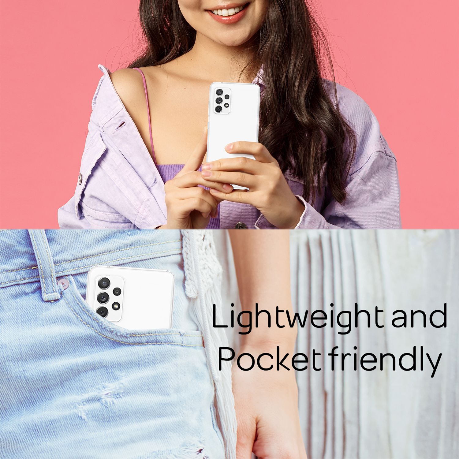 NALIA Schutzhülle für Samsung Galaxy A72, Transparente Handy Hülle Case Cover Default Title NALIA Transparente Hülle