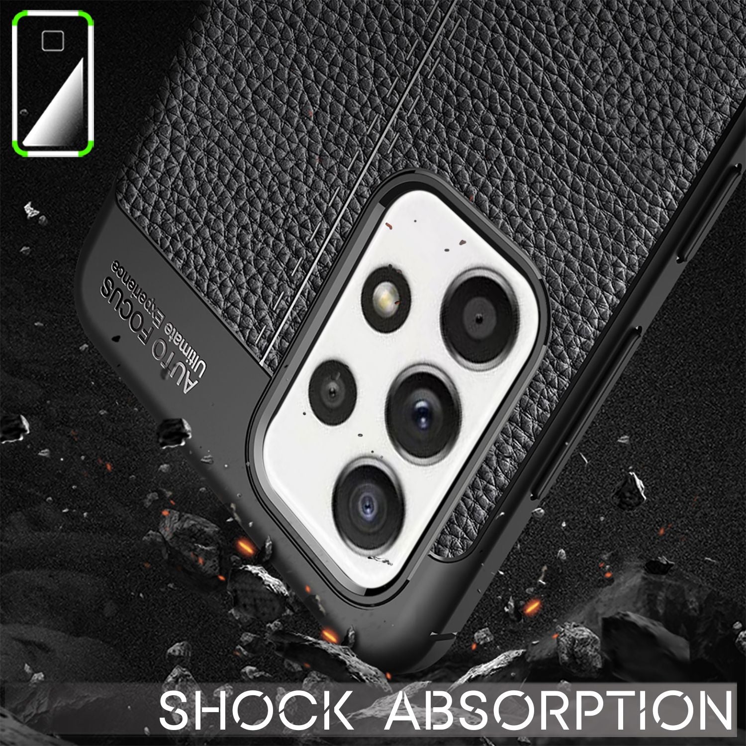 NALIA Case für Samsung Galaxy A52 5G / A52 / A52s 5G, Leder Look Handy Hülle Default Title NALIA