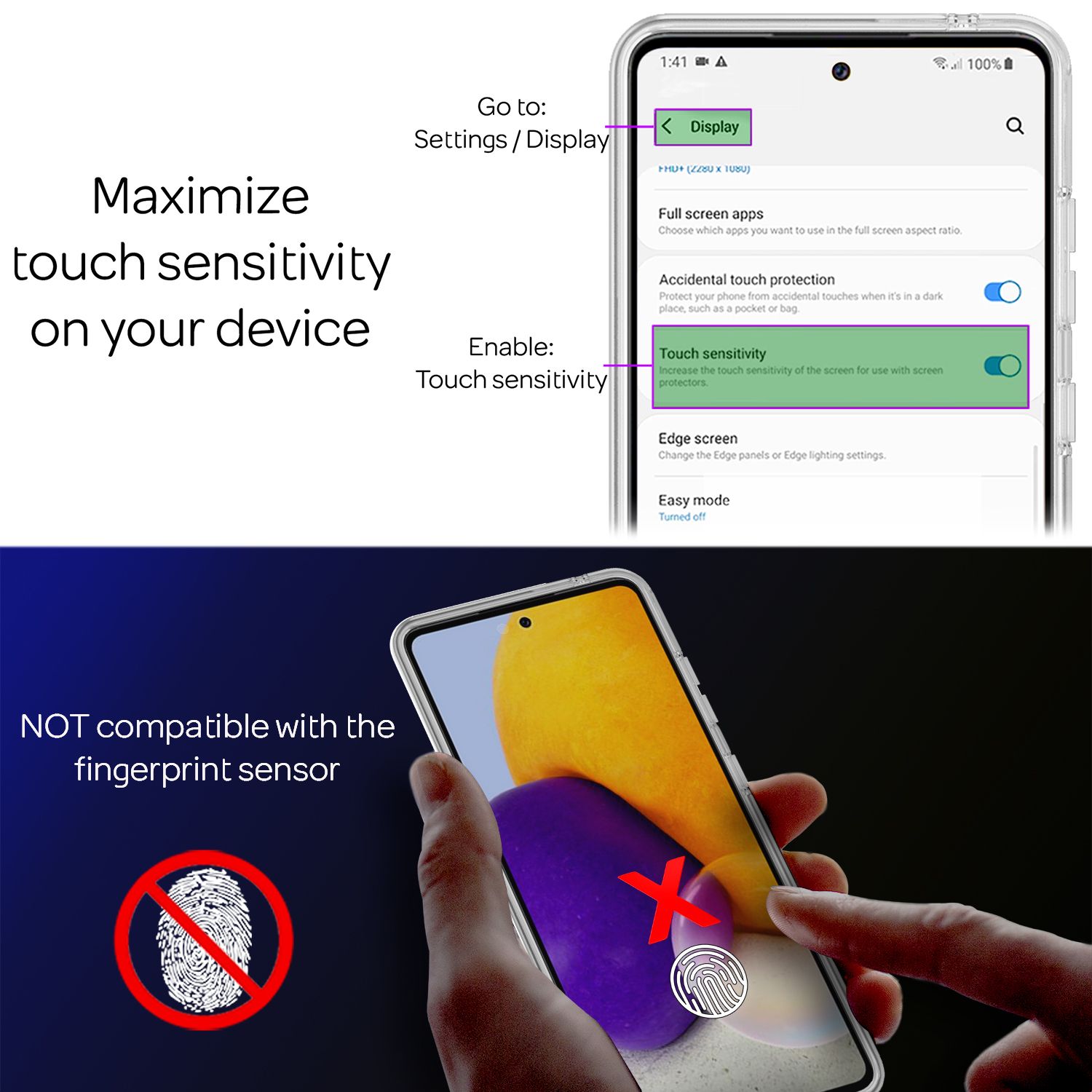NALIA 360 Grad Handy Hülle für Samsung Galaxy A72, Transparent Full Cover Case Default Title NALIA Transparente Hülle
