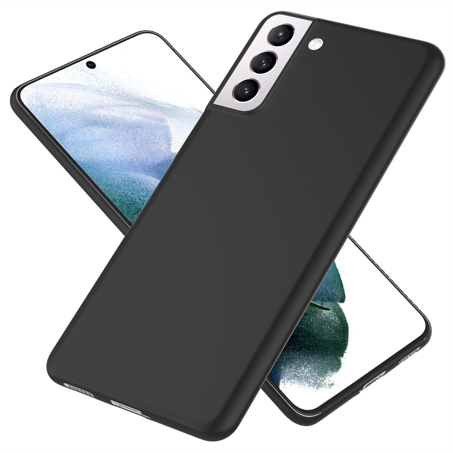 NALIA Extra Dünn Hard Case für Samsung Galaxy S21, Ultra Slim Handy Hülle Cover