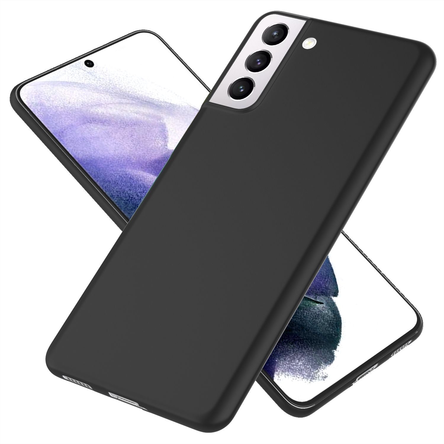 NALIA Extra Dünn Hard Case für Samsung Galaxy S21 Plus, Slim Handy Hülle Cover