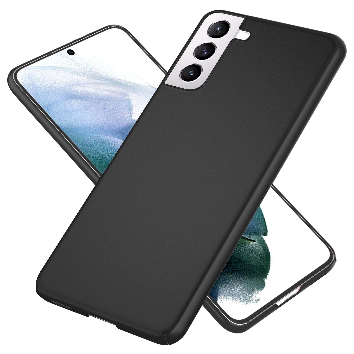 NALIA Hard Case für Samsung Galaxy S21, Dünn Handy Hülle Phone Cover Bumper Etui