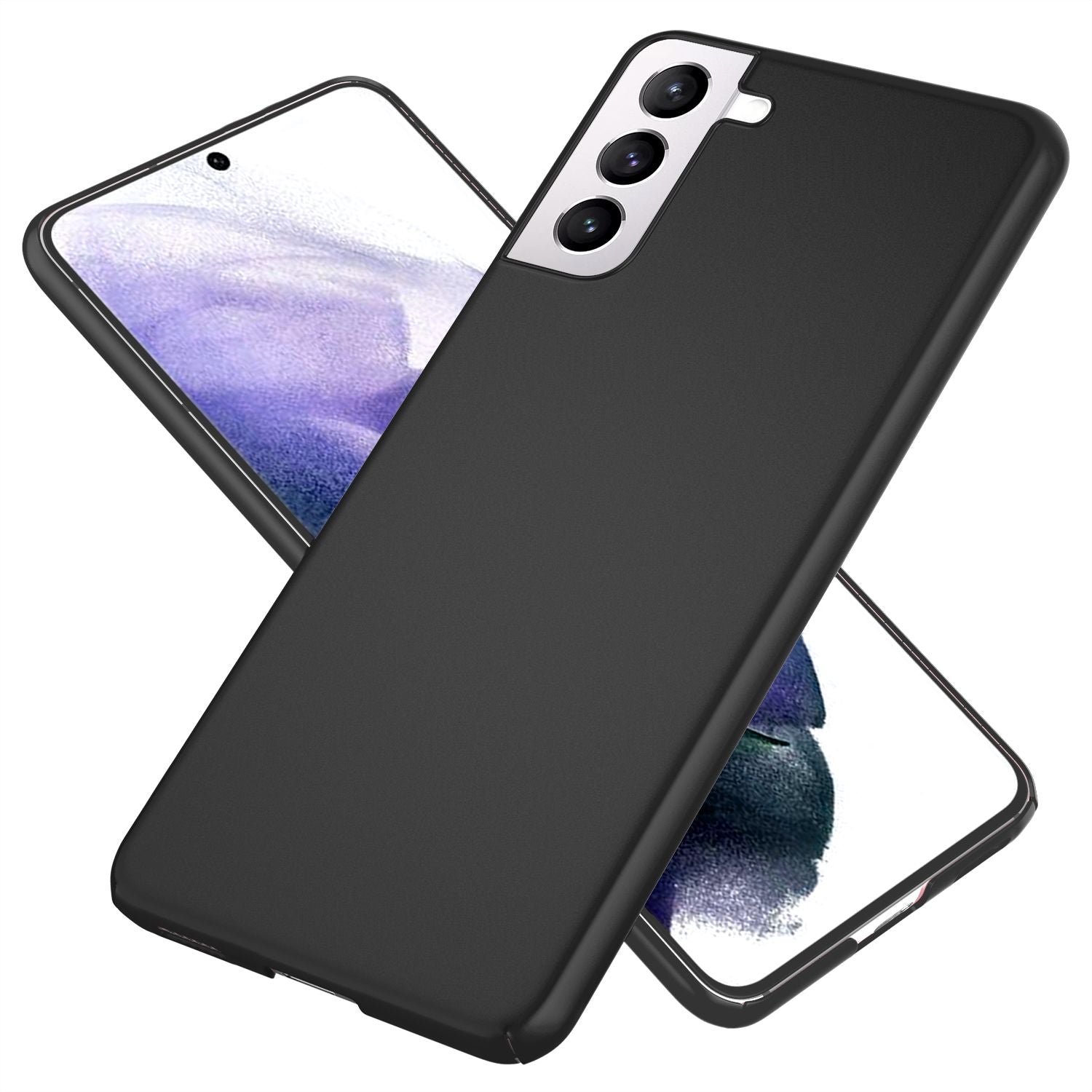 NALIA Hard Case für Samsung Galaxy S21 Plus, Dünn Handy Hülle Cover Bumper Etui