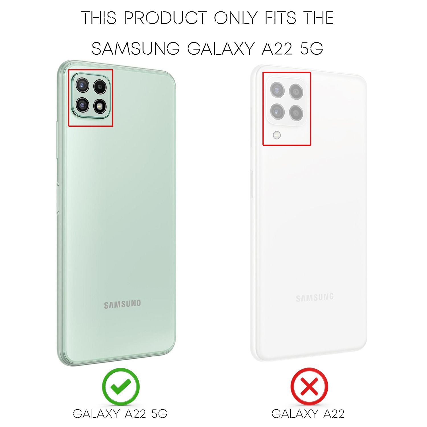 NALIA Carbon Look Case für Samsung Galaxy A22 5G, Matt-Schwarze Silikonhülle Default Title NALIA Protective Hülle