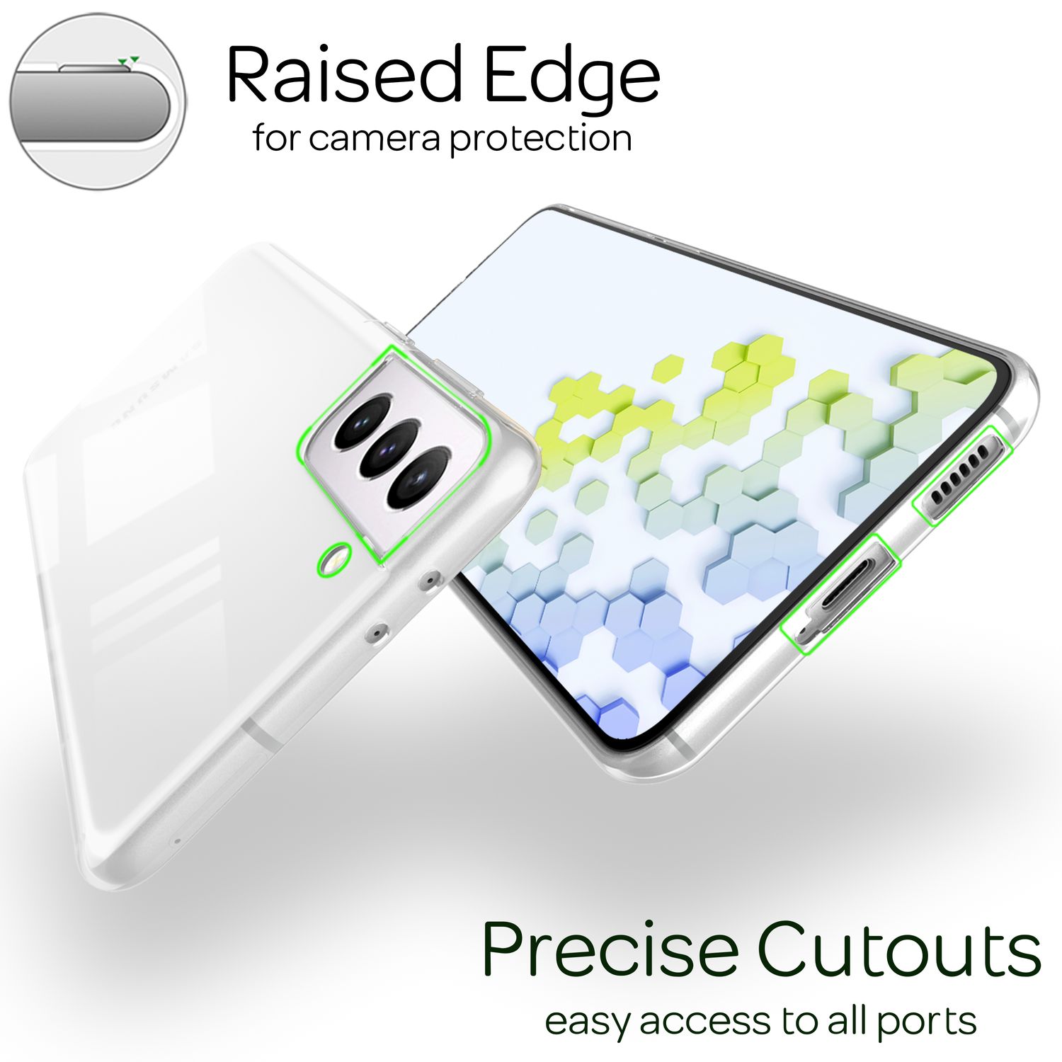 NALIA Klare Silikonhülle für Samsung Galaxy S22 Plus, Transparent Anti-Gelb Durchsichtig Vergilbungsfrei Clear Case, Handyhülle Schutzhülle Default Title NALIA Transparente Hülle