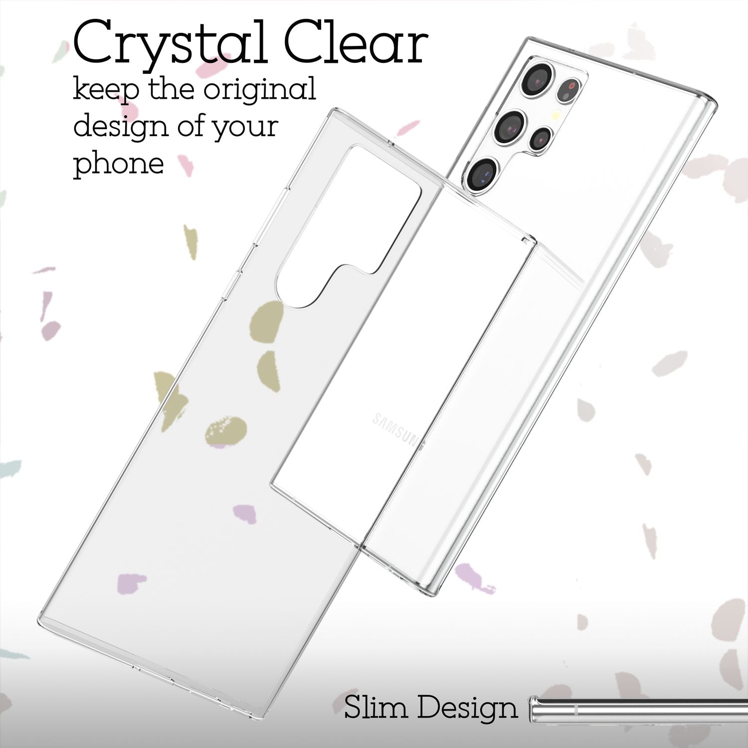 NALIA Klare Silikonhülle für Samsung Galaxy S22 Ultra, Transparent Anti-Gelb Durchsichtig Vergilbungsfrei Clear Case, Handyhülle Schutzhülle