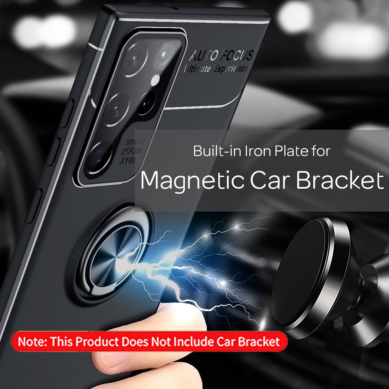 NALIA Ringhülle für Samsung Galaxy S22 Ultra