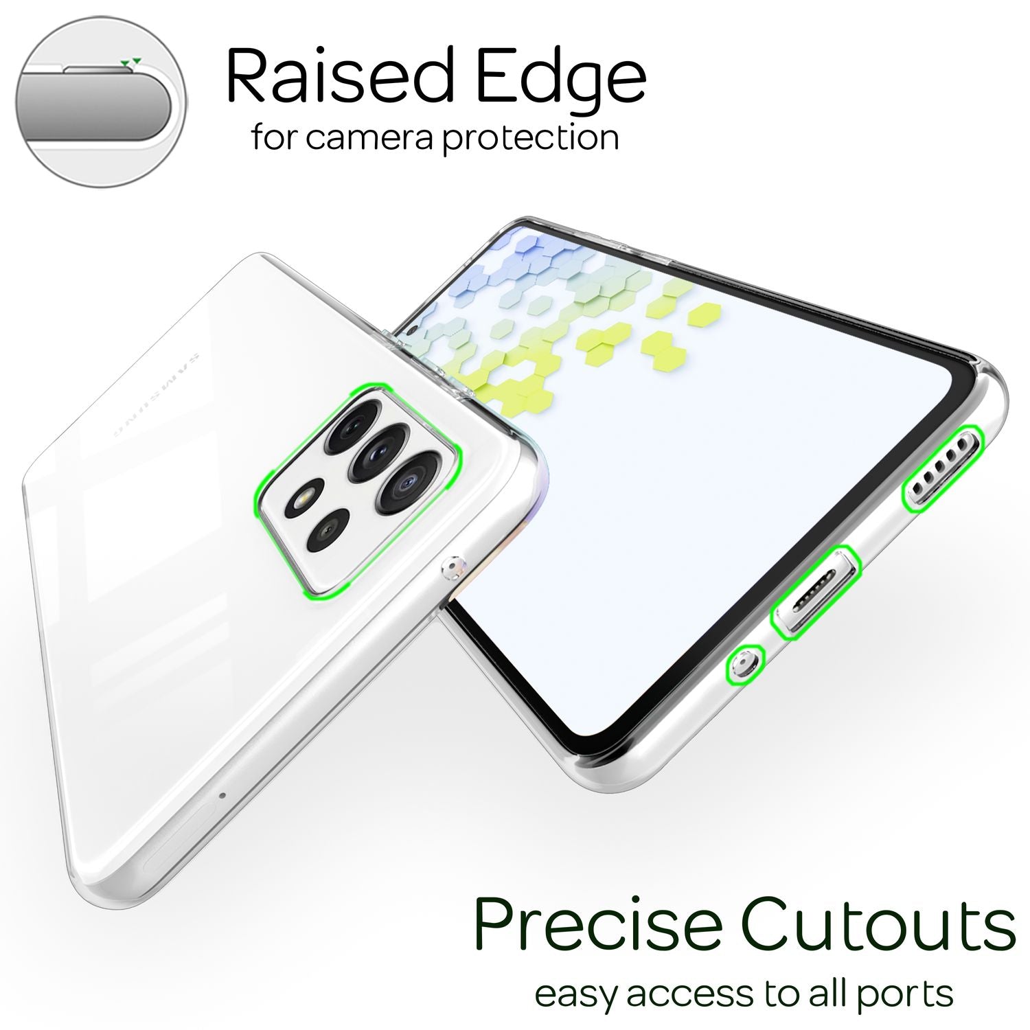 Für Samsung Galaxy A33 - Klare Silikon Hülle Anti-Gelb Durchsichtig Clear Case Default Title NALIA Transparente Hülle