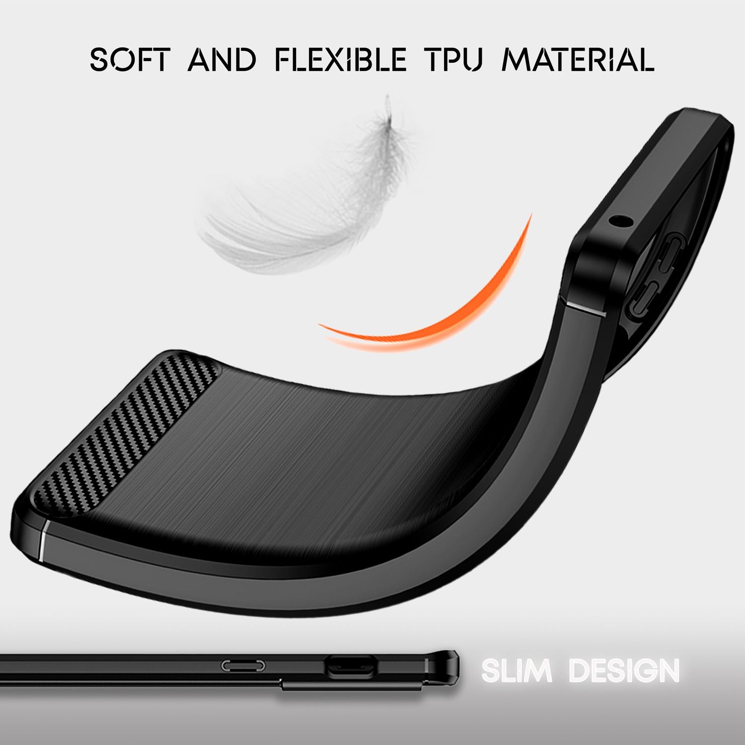 Carbon Look Case für OnePlus 10 Pro - Handy Hülle Smartphone TPU Silikon Cover Default Title NALIA Protective Hülle