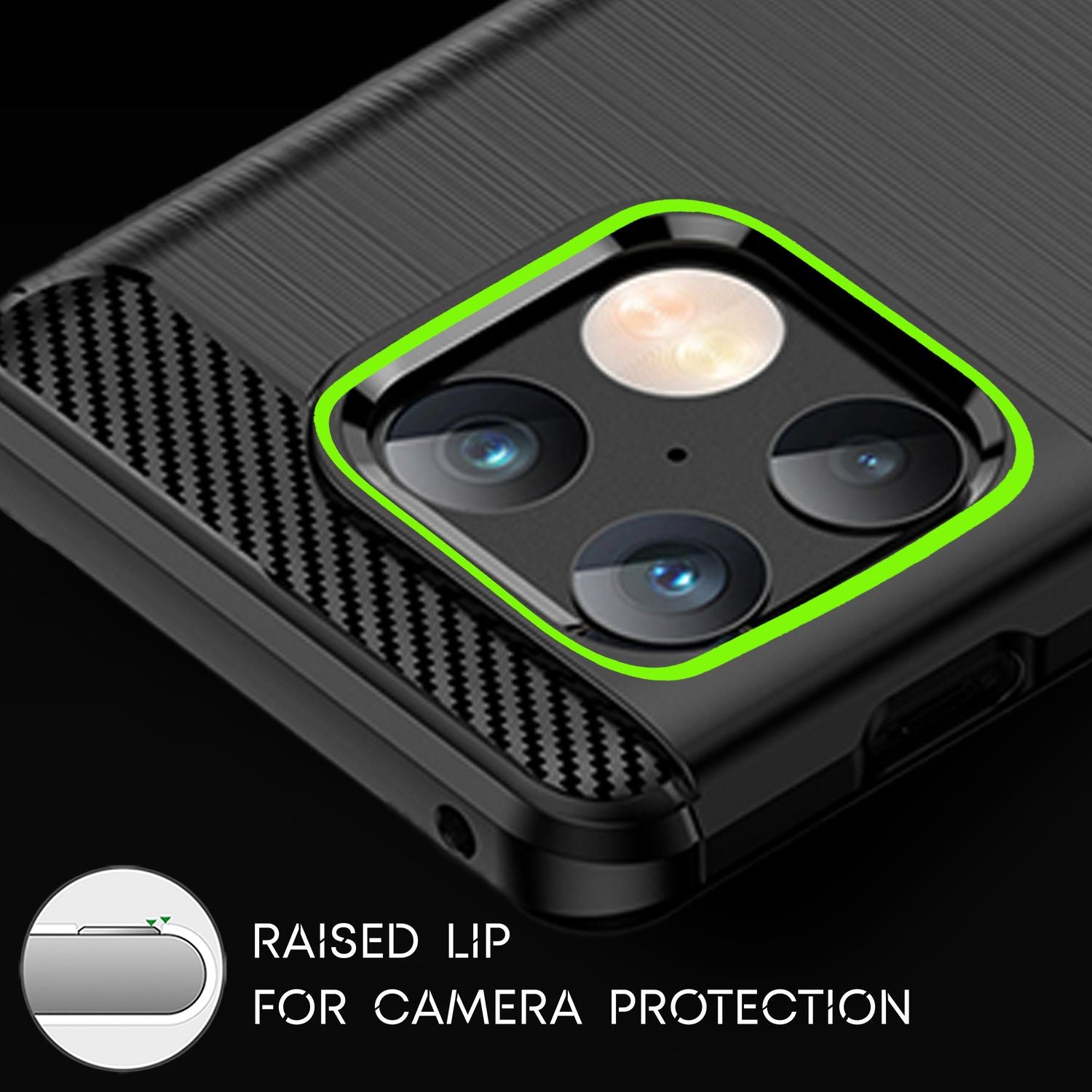 Carbon Look Case für OnePlus 10 Pro - Handy Hülle Smartphone TPU Silikon Cover Default Title NALIA Protective Hülle