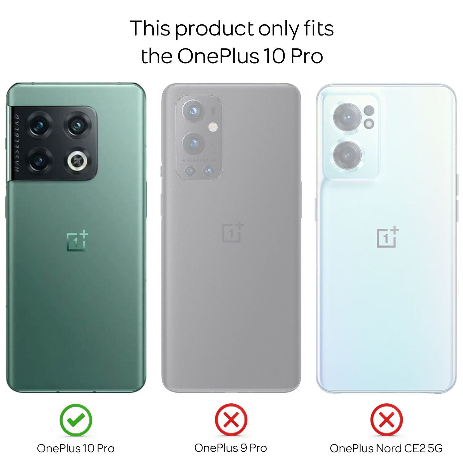 Ultra-Dünnes Hardcase für OnePlus 10 Pro - Handy Hülle Smartphone Hard Cover Weiß NALIA SlimFit Hülle