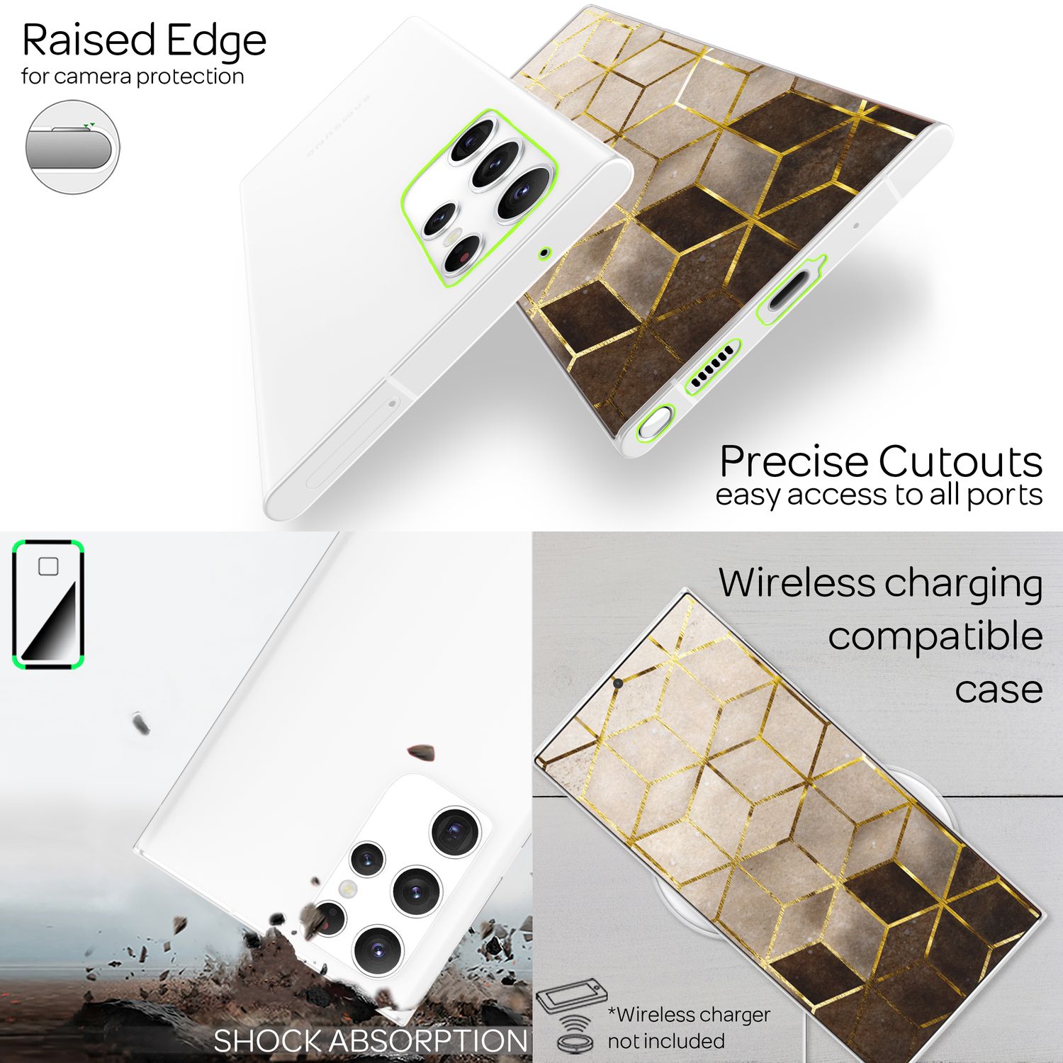 Für Samsung Galaxy S22 Ultra - Extra Dünn Hard Case Ultra Slim Handy Hülle Cover