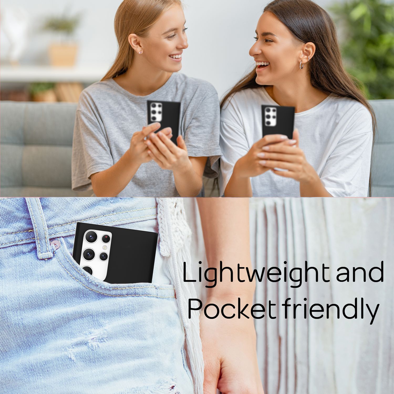 Für Samsung Galaxy S22 Ultra - Extra Dünn Hard Case Ultra Slim Handy Hülle Cover