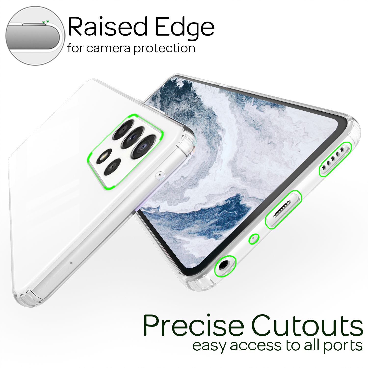 Für Samsung Galaxy A13 - Klare Kratzfeste Handy Hülle Anti-Gelb Hard Case Cover Default Title NALIA Transparente Hülle