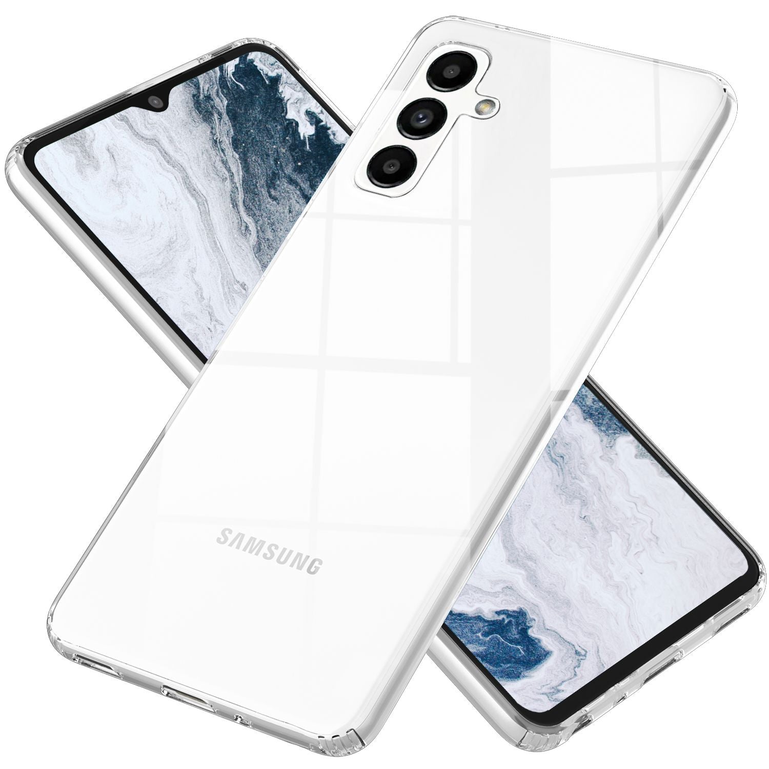 Hülle für Samsung Galaxy A13 5G Klar Anti-Gelb Kratzfest Hardcase Schutzhülle Default Title NALIA Transparente Hülle