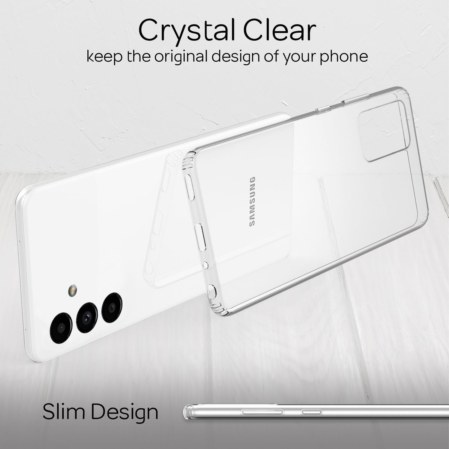 Hülle für Samsung Galaxy A13 5G Klar Anti-Gelb Kratzfest Hardcase Schutzhülle Default Title NALIA Transparente Hülle