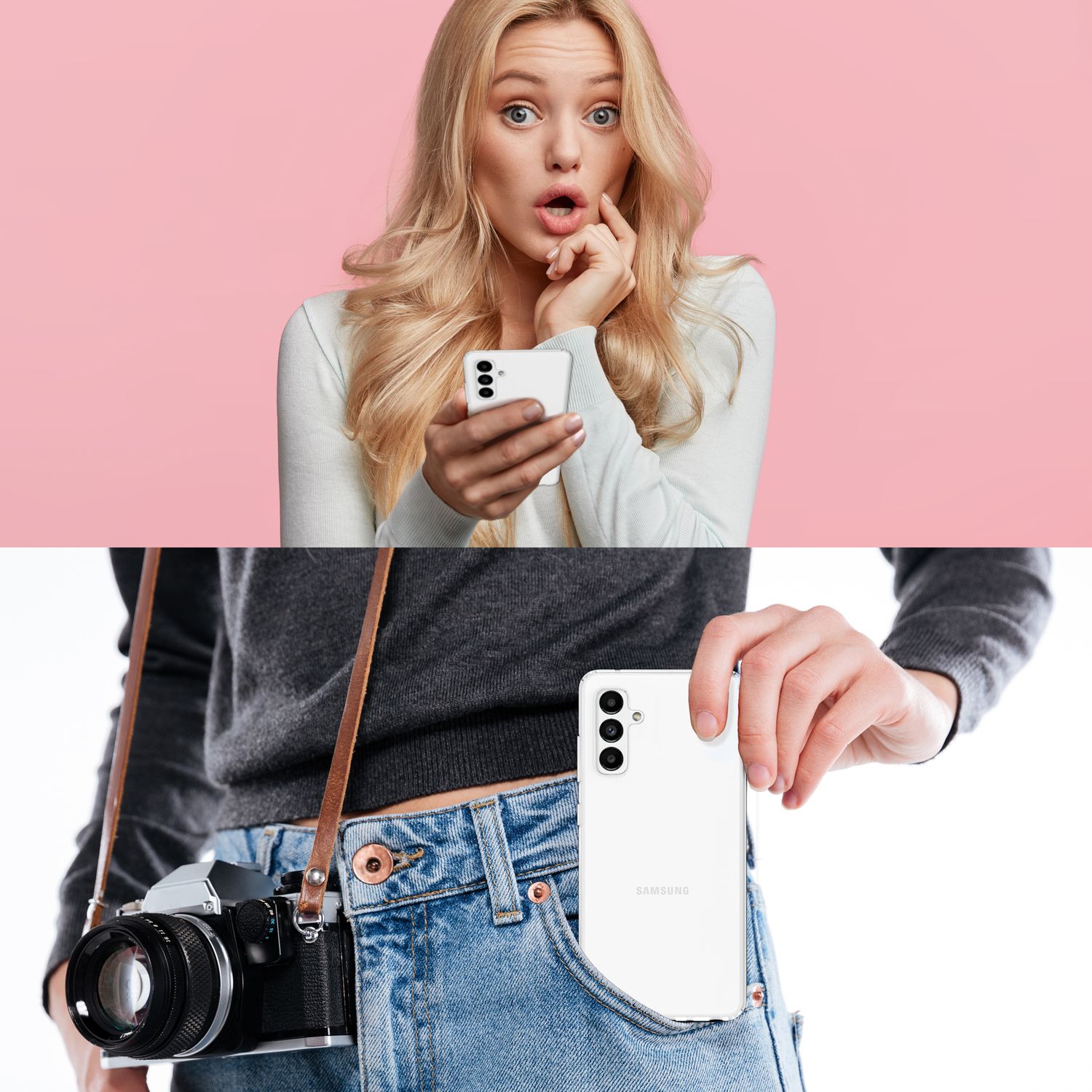 Hülle für Samsung Galaxy A13 5G Klar Anti-Gelb Kratzfest Hardcase Schutzhülle Default Title NALIA Transparente Hülle