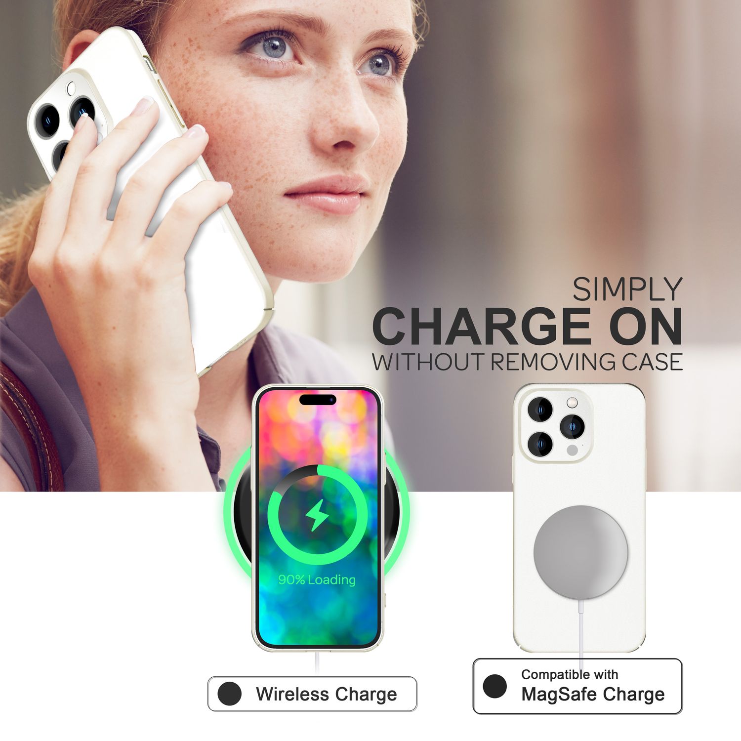 Dünnes Hardcase für iPhone 14 Pro, Schutz Hülle 0,5mm Slim Handy Cover Matt Case Weiß NALIA SlimFit Hülle