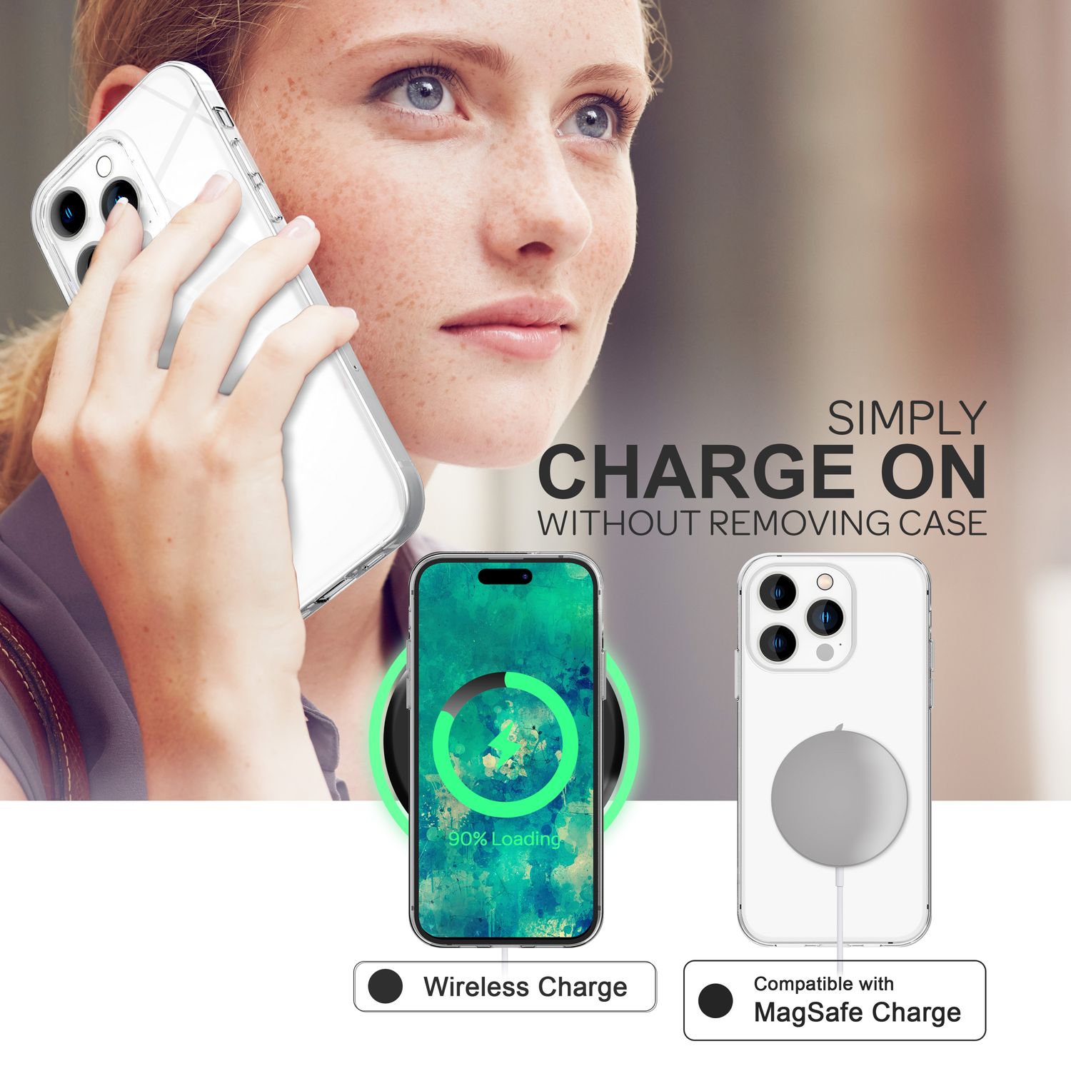 Hülle für iPhone 14 Pro - Klar Durchsichtig Anti-Gelb Slim Clear Case Handyhülle Default Title NALIA Transparente Hülle