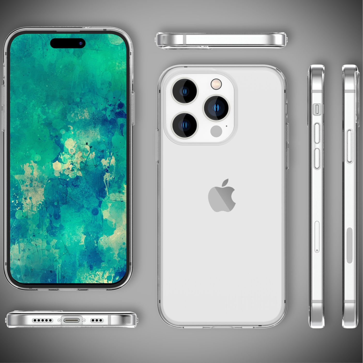 Hülle für iPhone 14 Pro Max - Klar Durchsichtig Anti-Gelb Handyhülle Clear Case Default Title NALIA Transparente Hülle