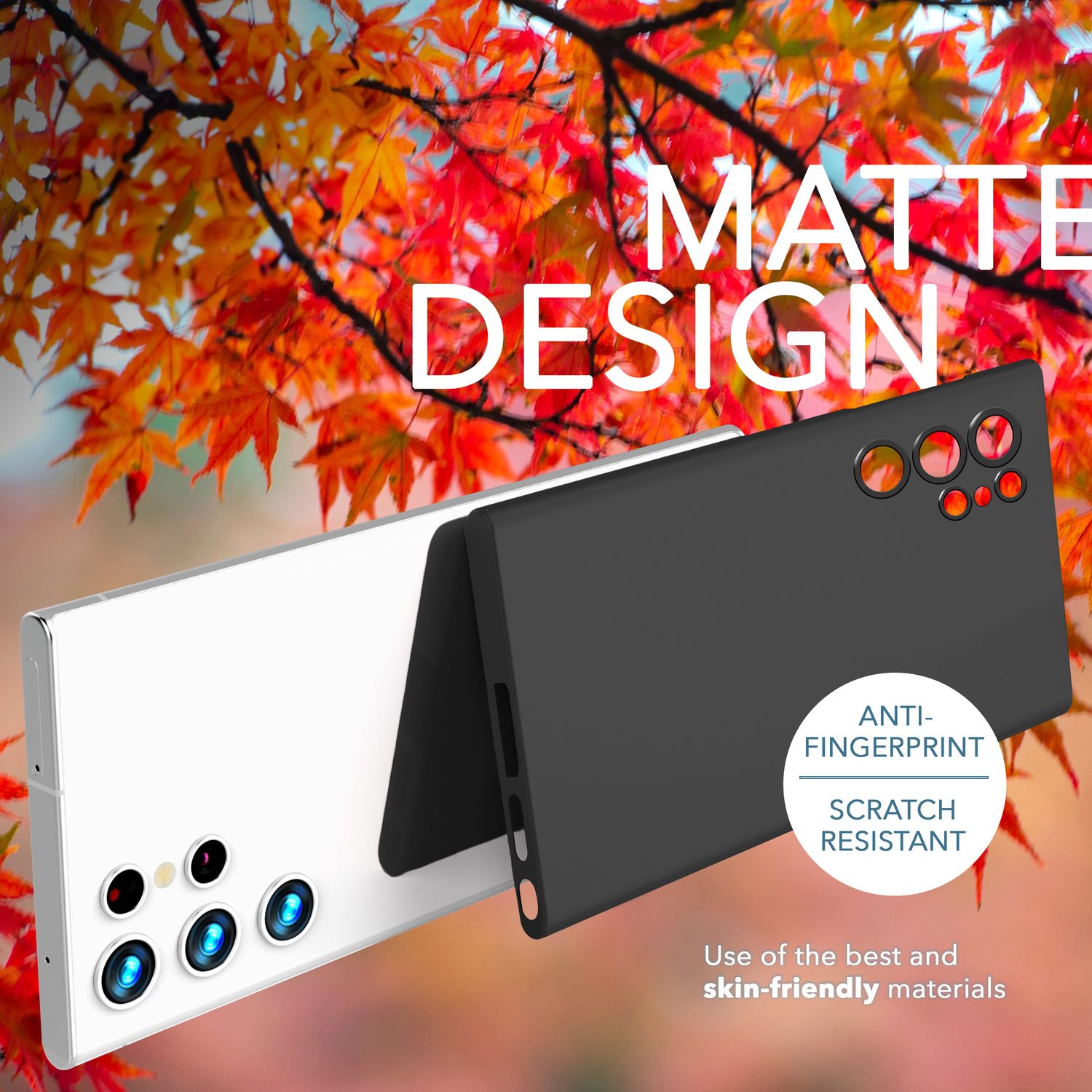 Handy Hülle 0,3mm Dünn für Samsung Galaxy S23 Ultra, 2x Displayschutz