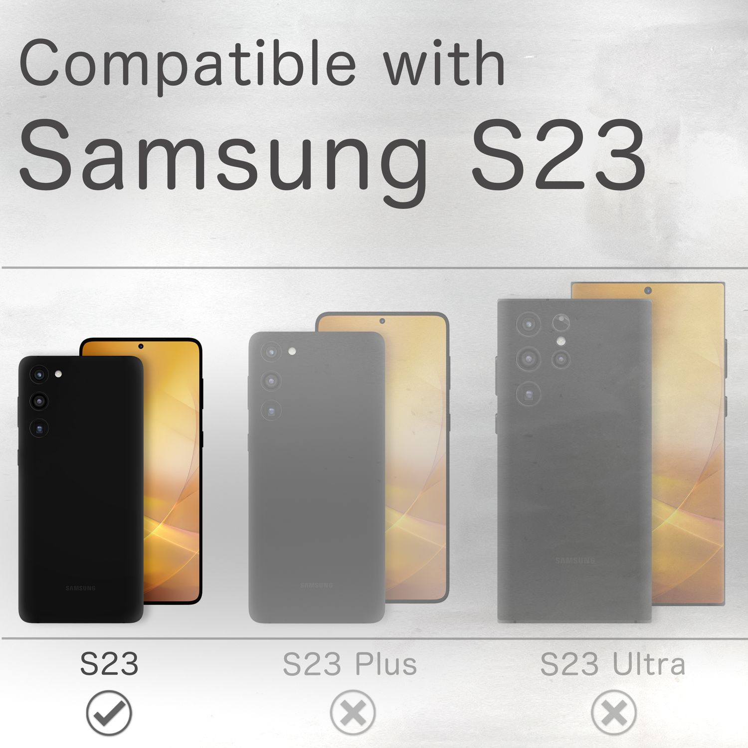 Flip-Case für Samsung Galaxy S23 Echt Leder Handy Hülle 360 Grad Etui RFID Safe