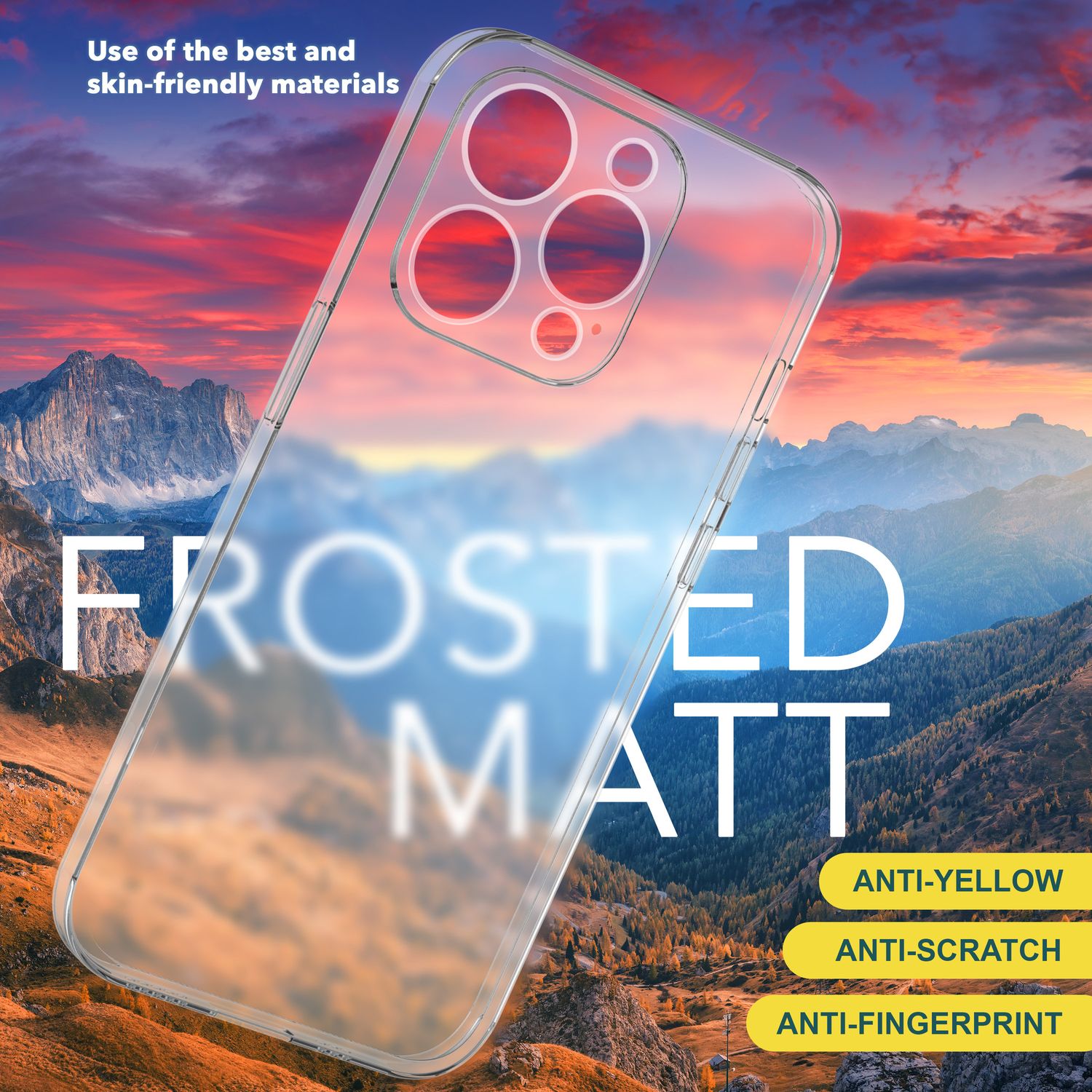 Ultra Dünne 0,3mm Hülle für iPhone 15 Pro Matt Slim Case Handyhülle Schutzhülle Weiß NALIA SlimFit Hülle