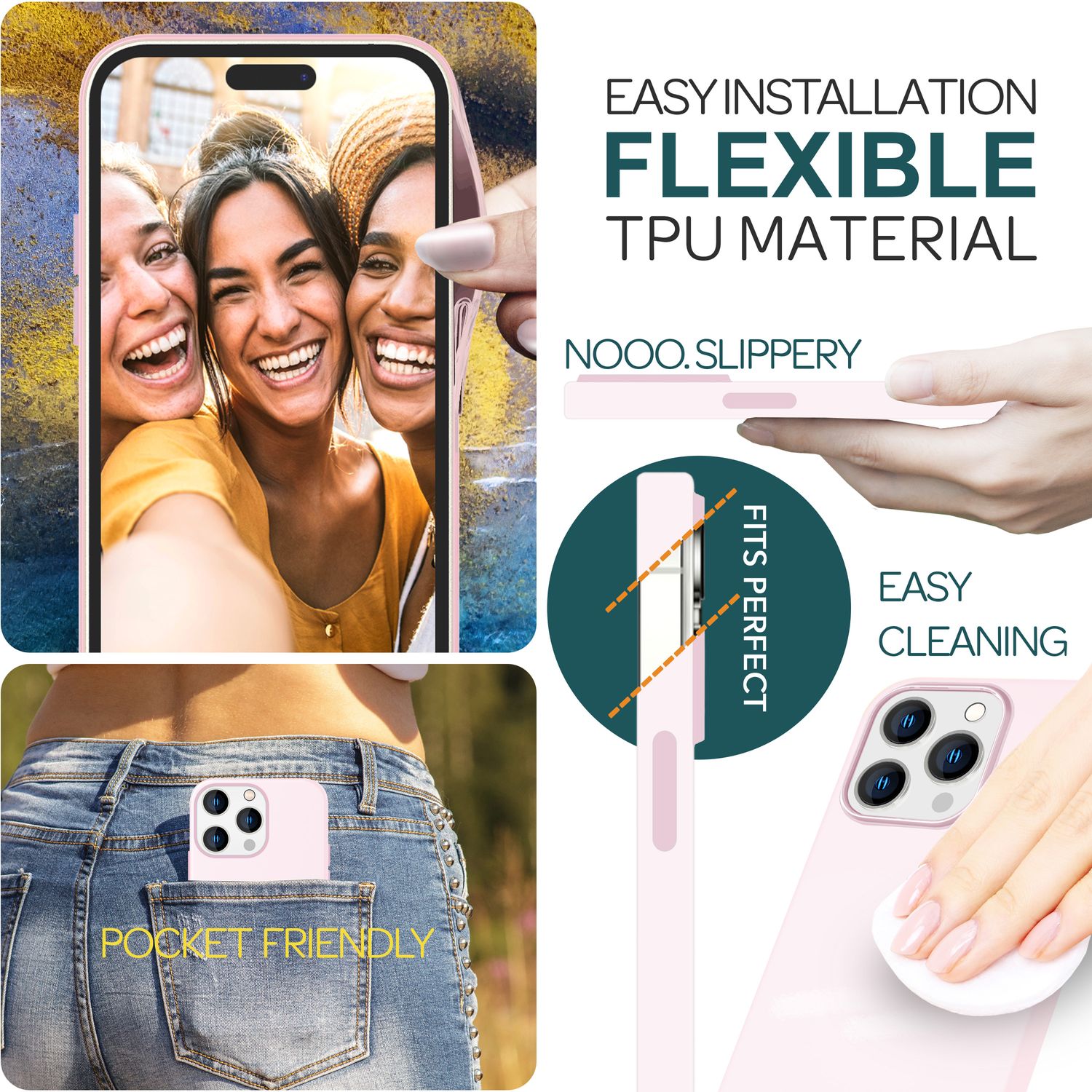 MagSafe Hülle für iPhone 15 Pro Liquid Silikon Handyhülle Magnet Cover Schutz