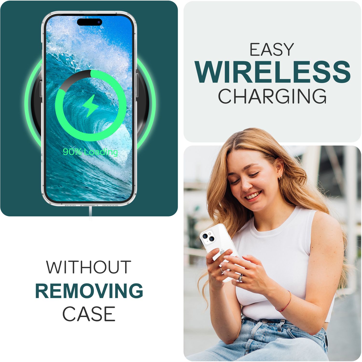 Hülle Klar für iPhone 15 Plus Clear Hard Case Handyhülle Schutzhülle Cover Etui NALIA Transparente Hülle