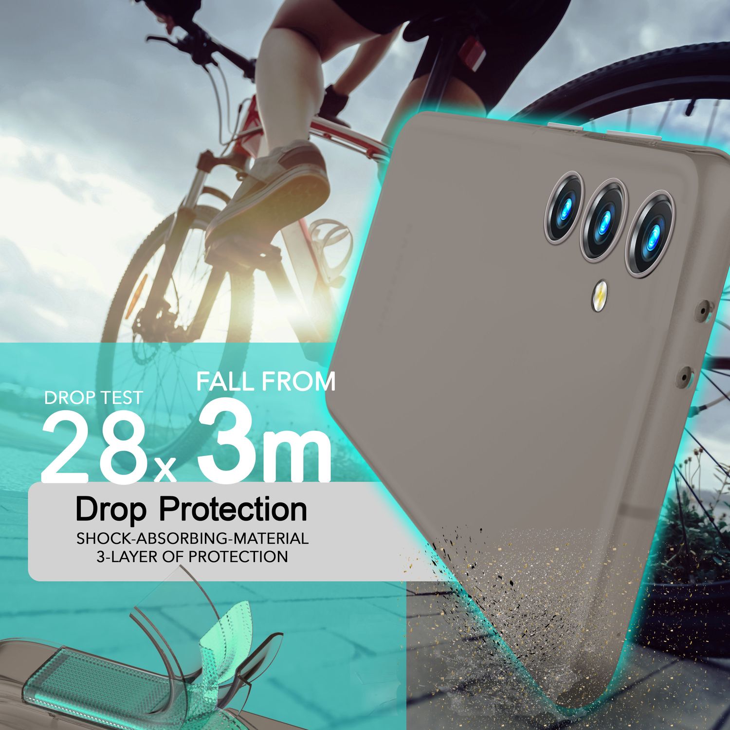 NALIA Extrem Dünnes Hardcase für Samsung Galaxy S24 Hülle, 0,3mm Ultra Schlanke Schutzhülle Extra Slim Taupe Transparent NALIA SlimFit Hülle