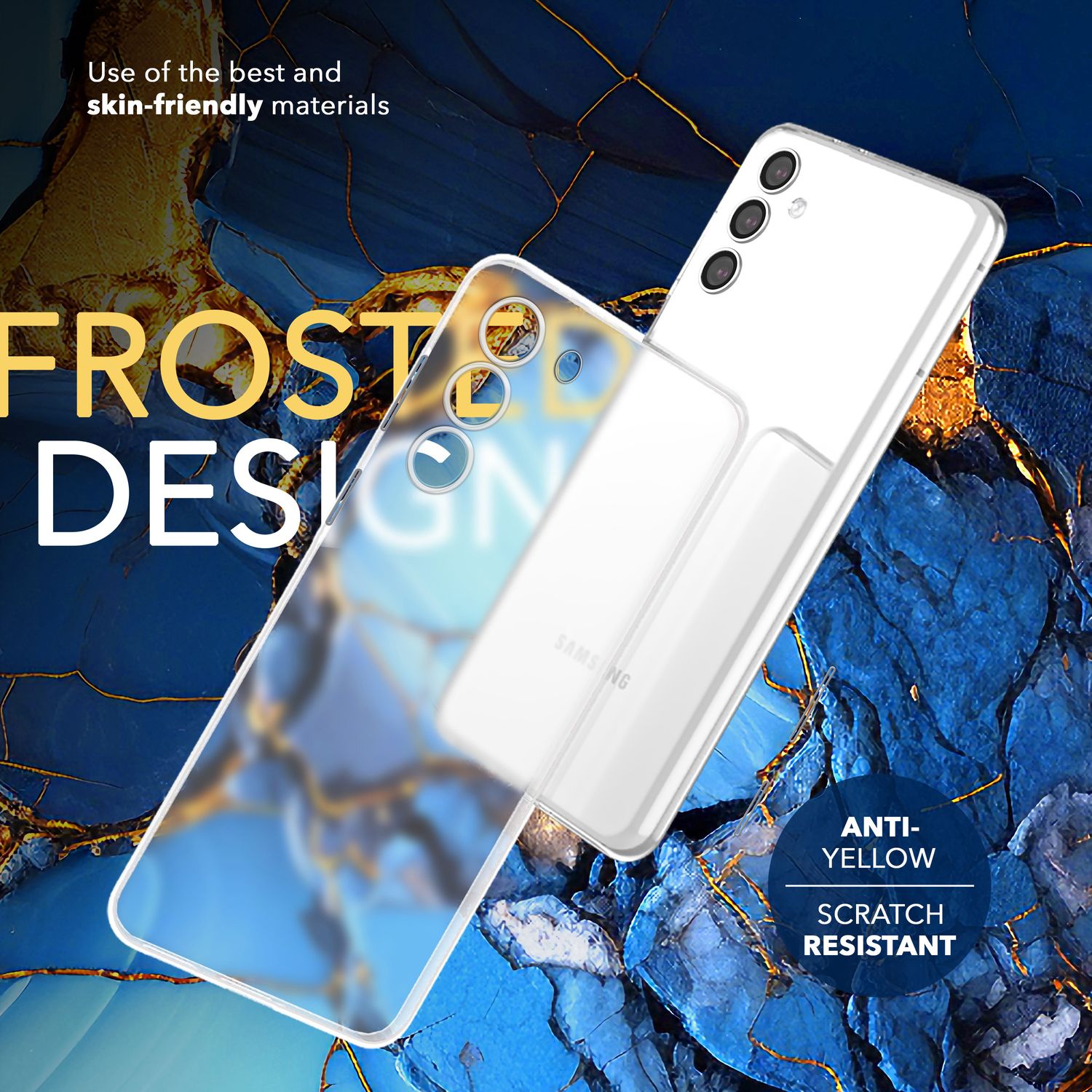 NALIA Extrem Dünnes Hardcase für Samsung Galaxy S24 Plus Hülle, 0,3mm Ultra Schlanke Schutzhülle, Extra Slim Cover Matt Weiß Transparent NALIA SlimFit Hülle