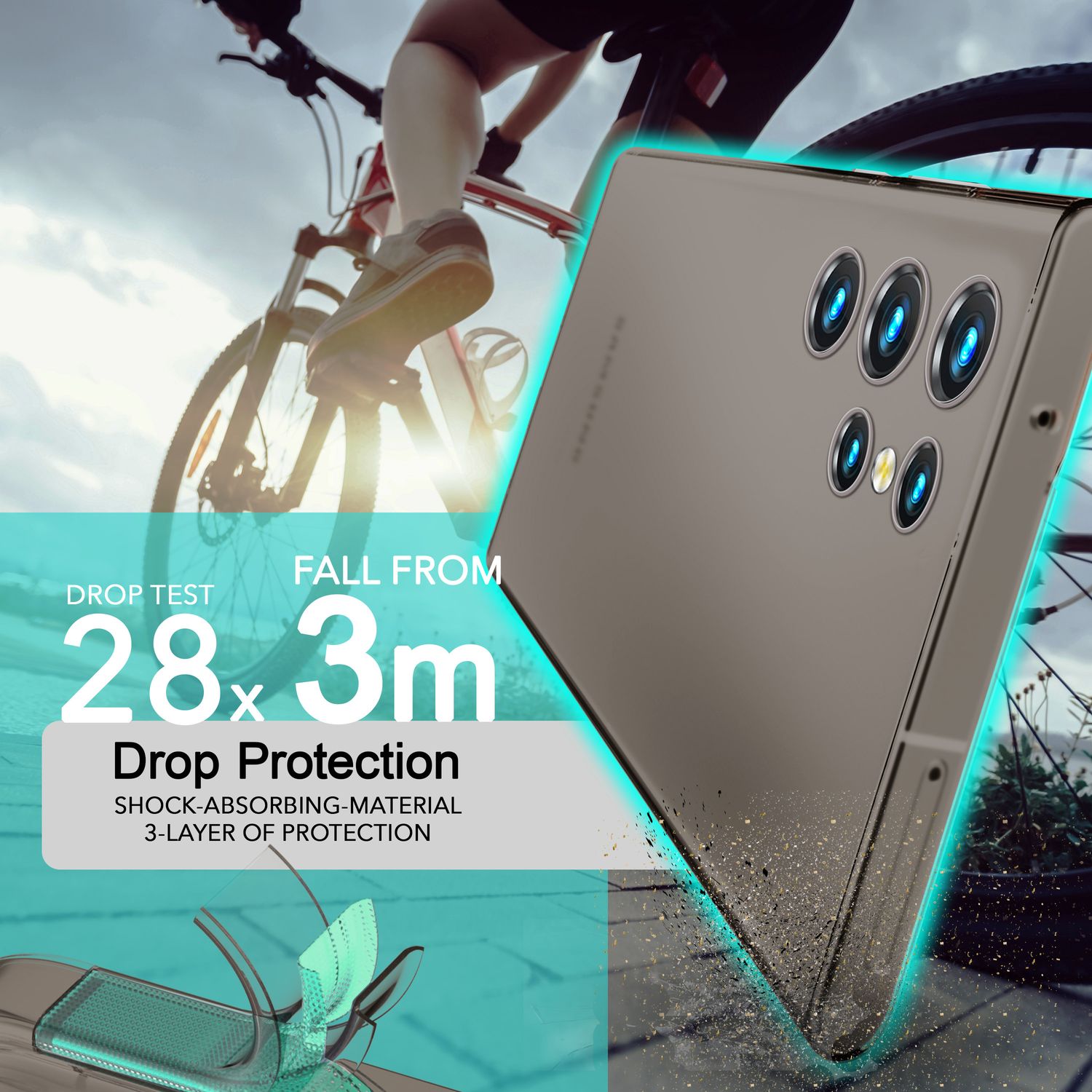 NALIA Extrem Dünnes Hardcase für Samsung Galaxy S24 Ultra Hülle, 0,3mm Ultra Schlanke Schutzhülle Slim Taupe Transparent NALIA SlimFit Hülle