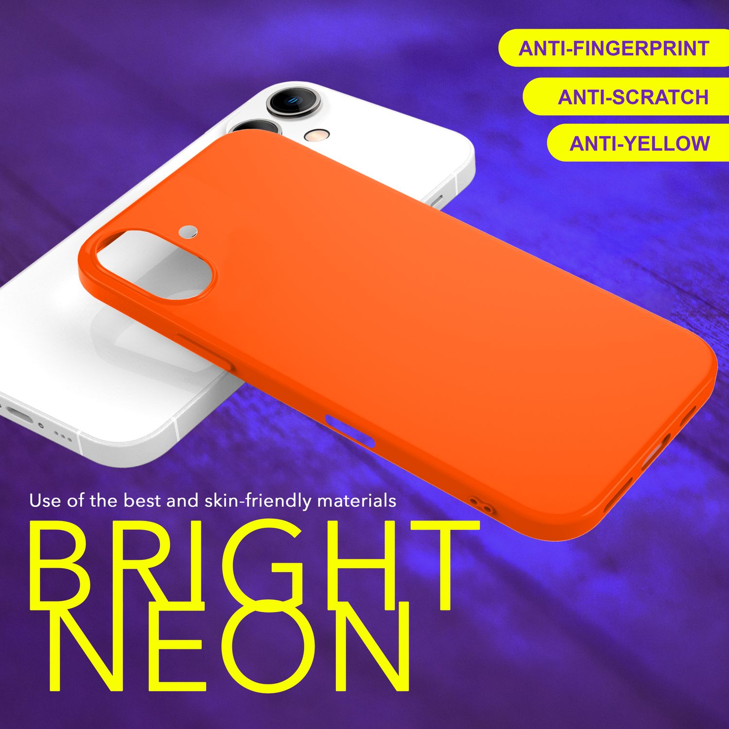 NALIA Bunte Neon Silikonhülle für iPhone 16 Plus, Hülle mit Intensiver Farbe, Rutschfeste Handyhülle, Soft Cover