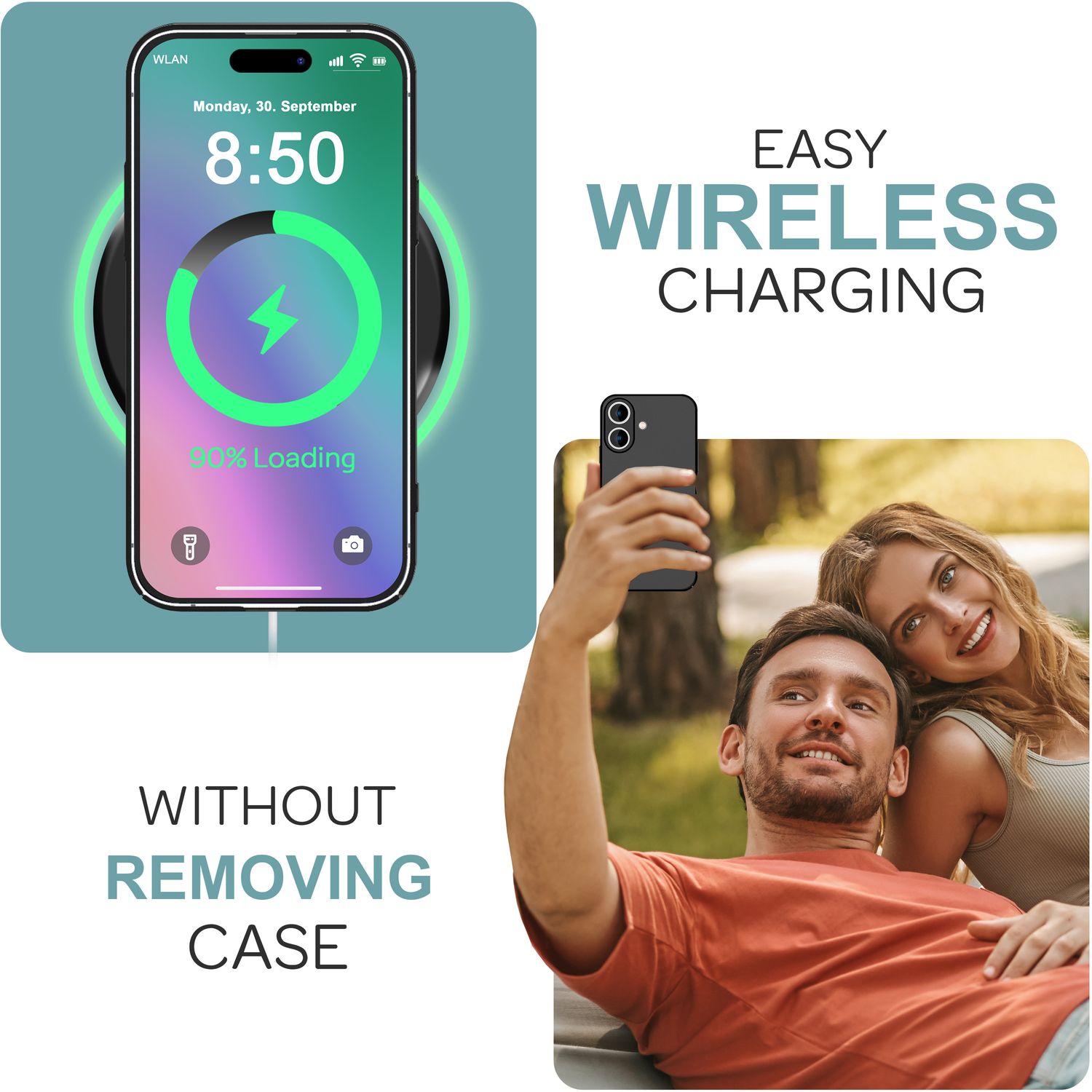 NALIA Ultra Dünne Harte Hülle für iPhone 16 Plus, Leichte Schlanke 0,5mm Handyhülle, Rutschfeste Schutzhülle Schwarz NALIA SlimFit Hülle