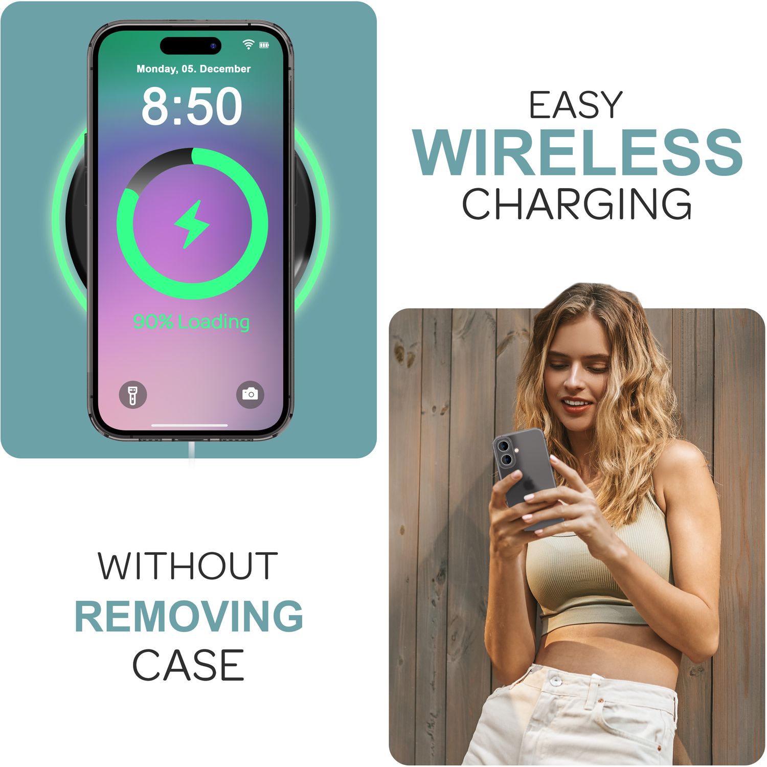 NALIA Extrem Dünne Schutzhülle für iPhone 16, 0,3mm Schlank Ultra Slim Cover Hülle, Semi-Transparente Handyhülle Schwarz NALIA SlimFit Hülle